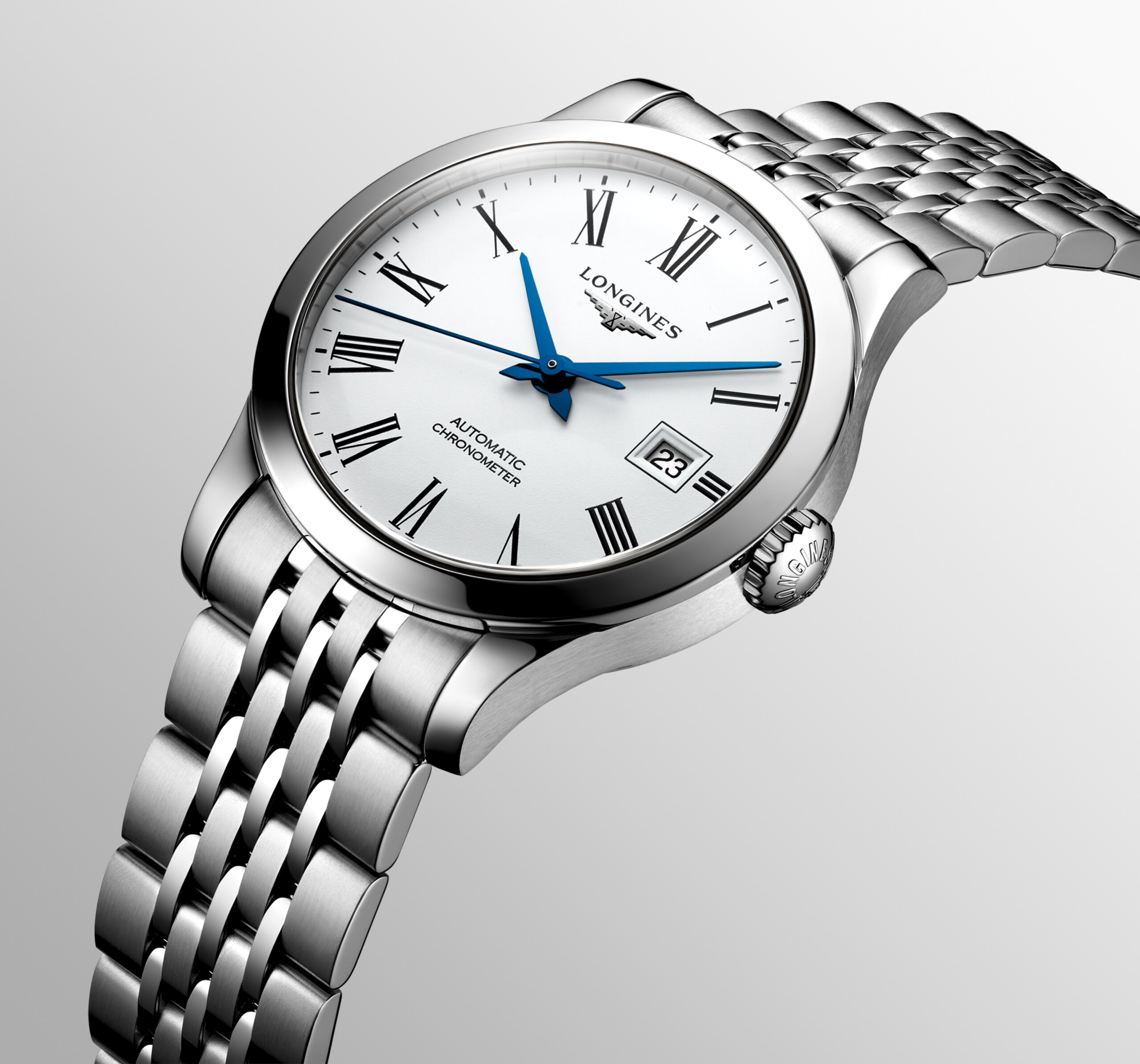 Longines RECORD Automatic Stainless steel Watch - L2.321.4.11.6