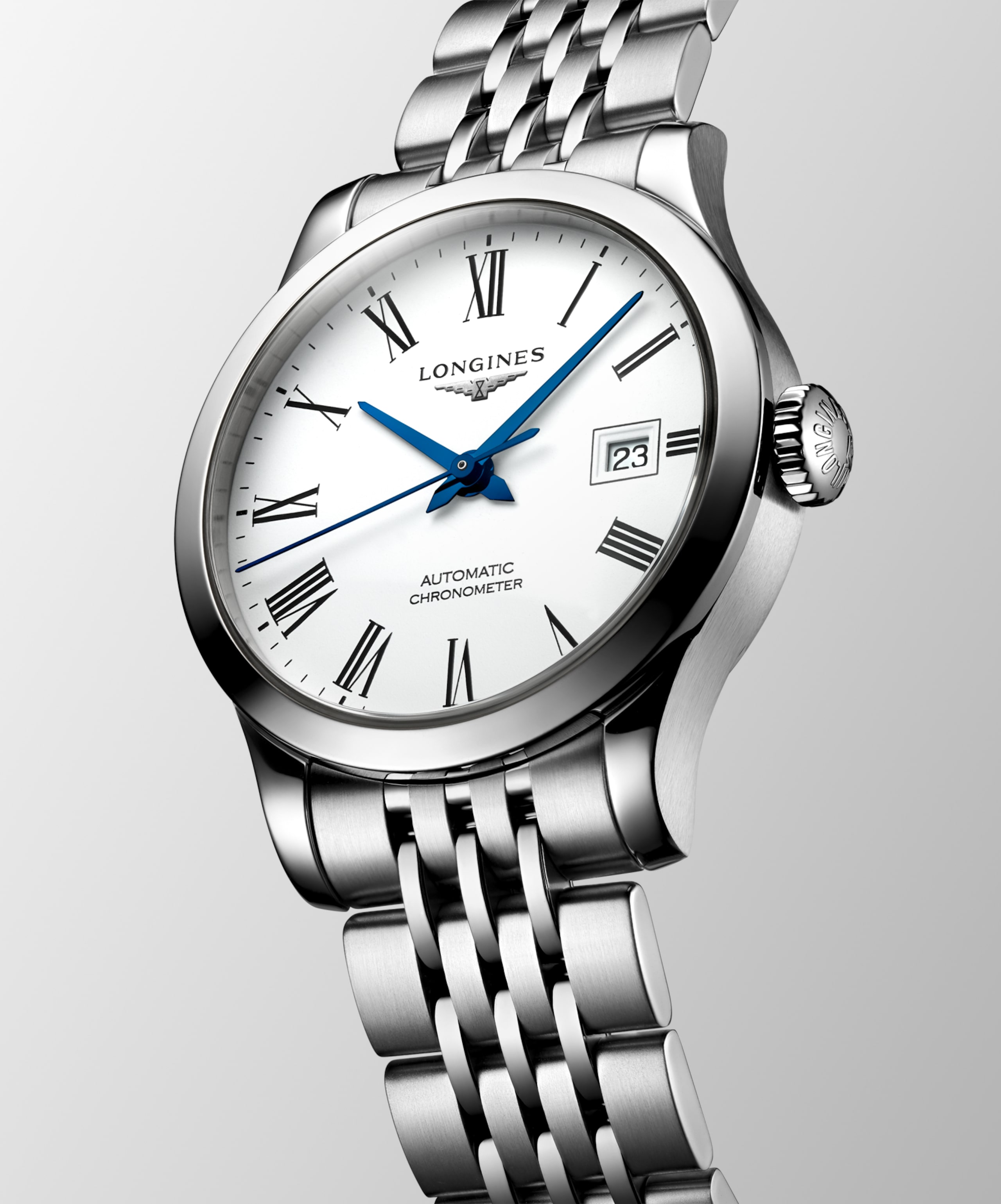 Longines RECORD automatyczny stal szlachetna Watch - L2.321.4.11.6