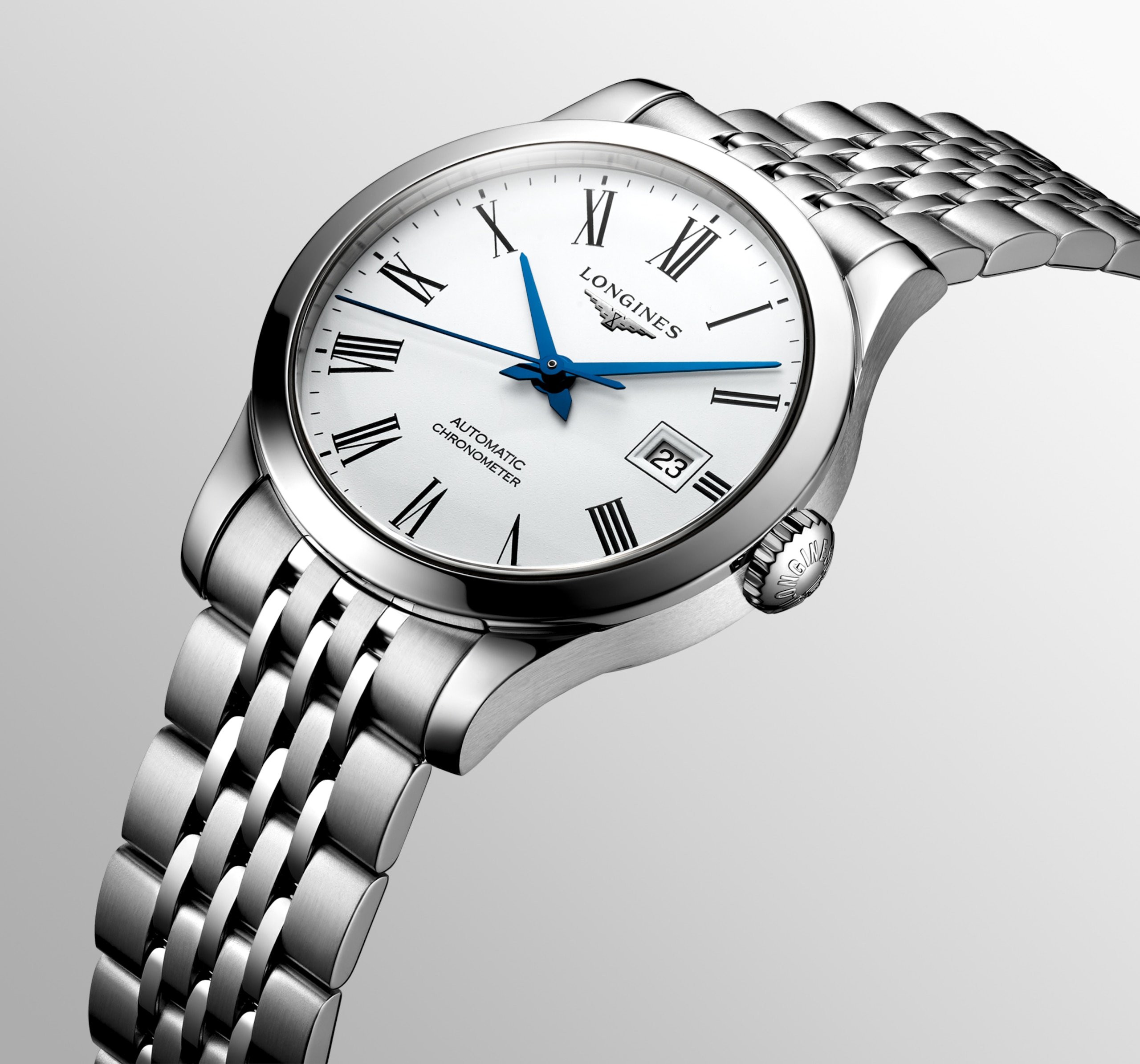 Longines RECORD automatyczny stal szlachetna Watch - L2.321.4.11.6