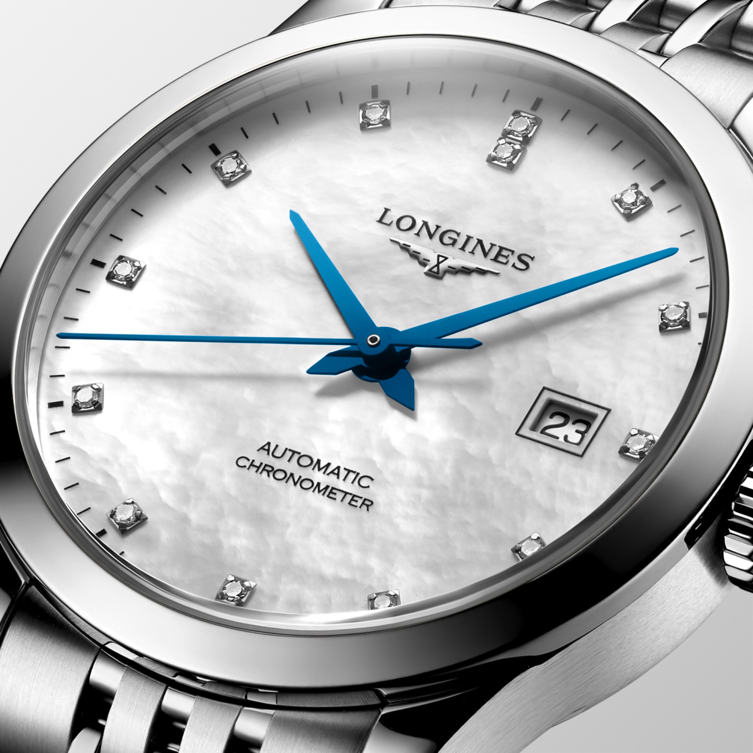 Longines RECORD Automatic Stainless steel Watch - L2.321.4.87.6