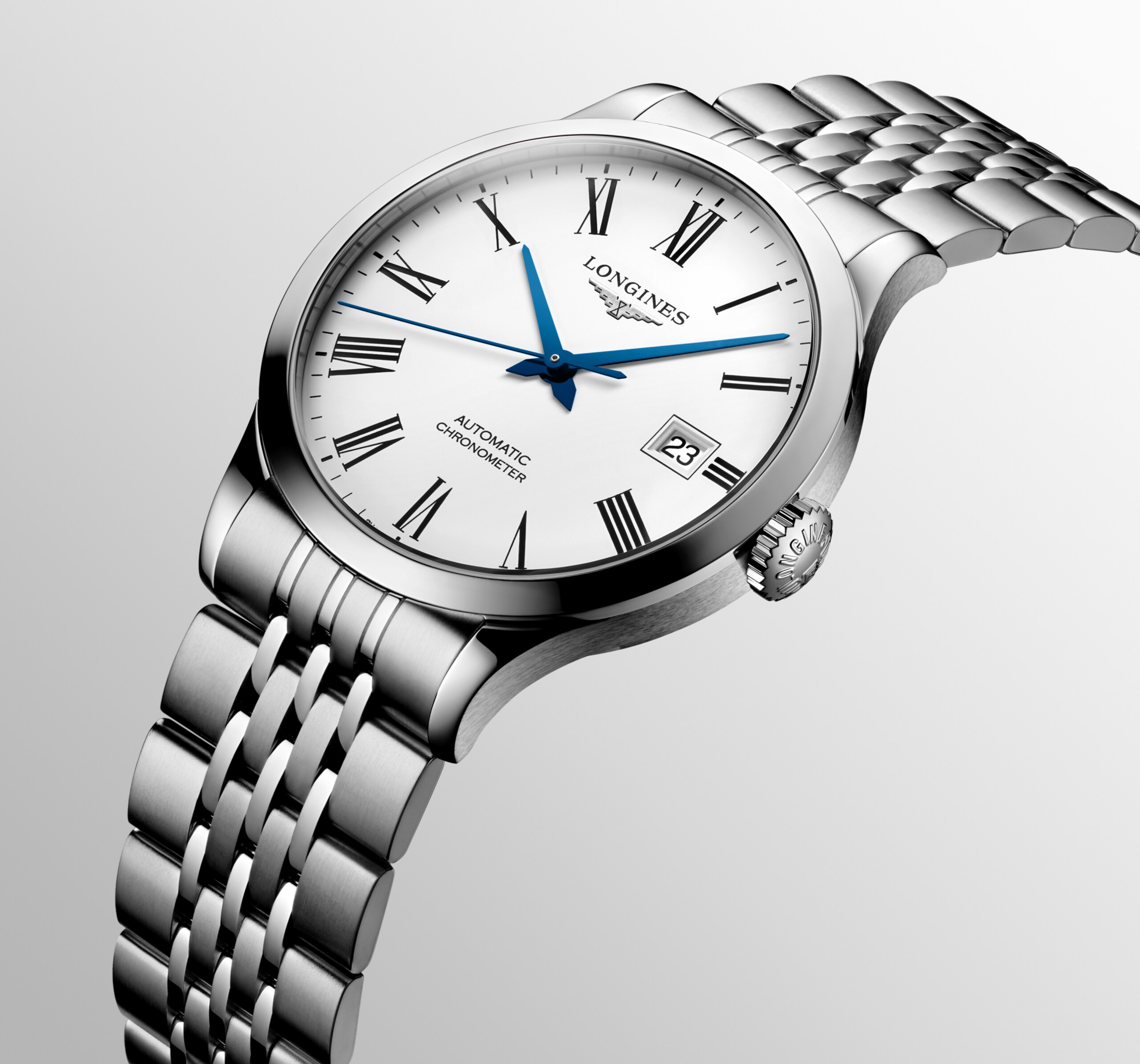Longines RECORD Automatic Stainless steel Watch - L2.820.4.11.6