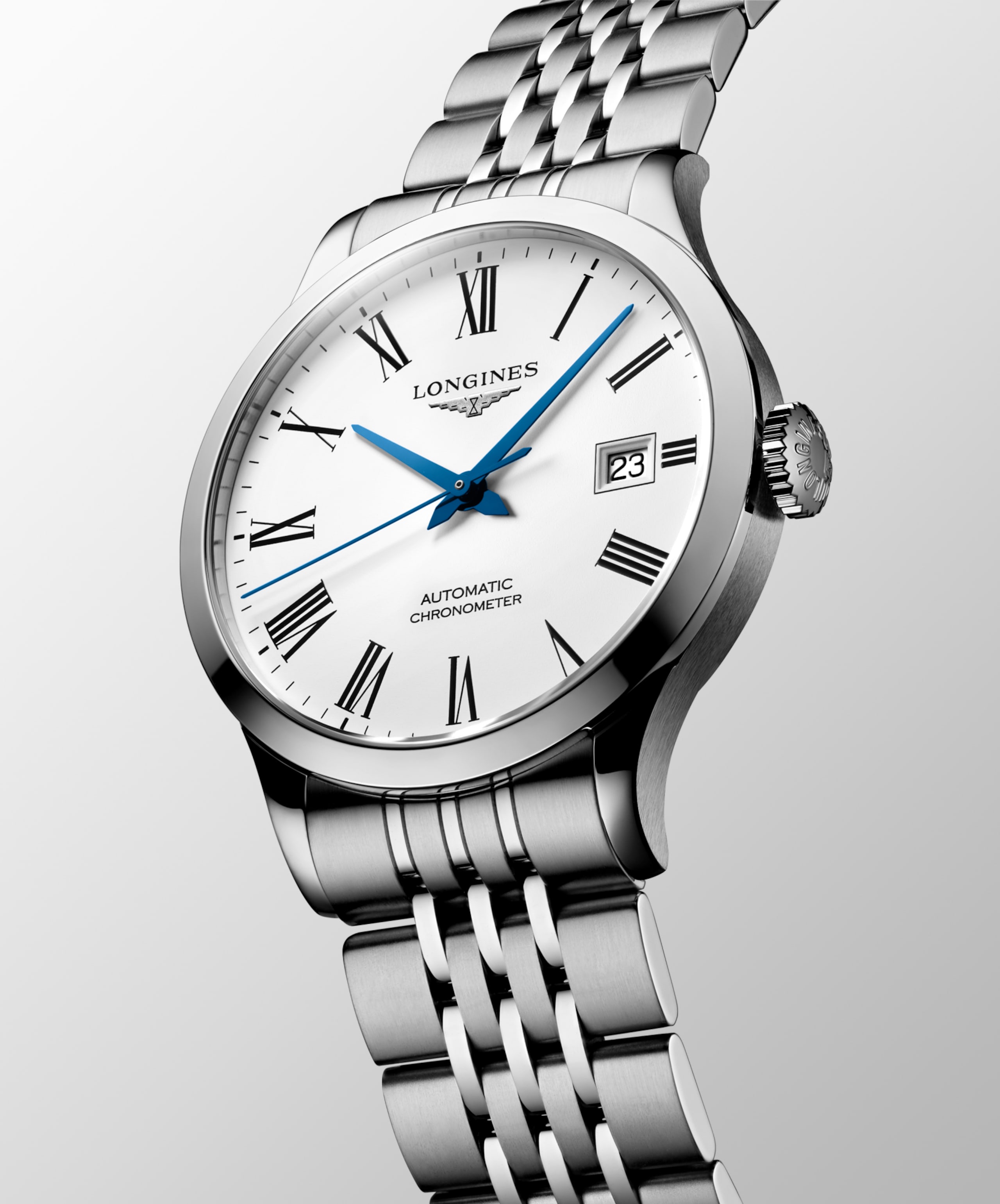 Longines RECORD automatyczny stal szlachetna Watch - L2.820.4.11.6