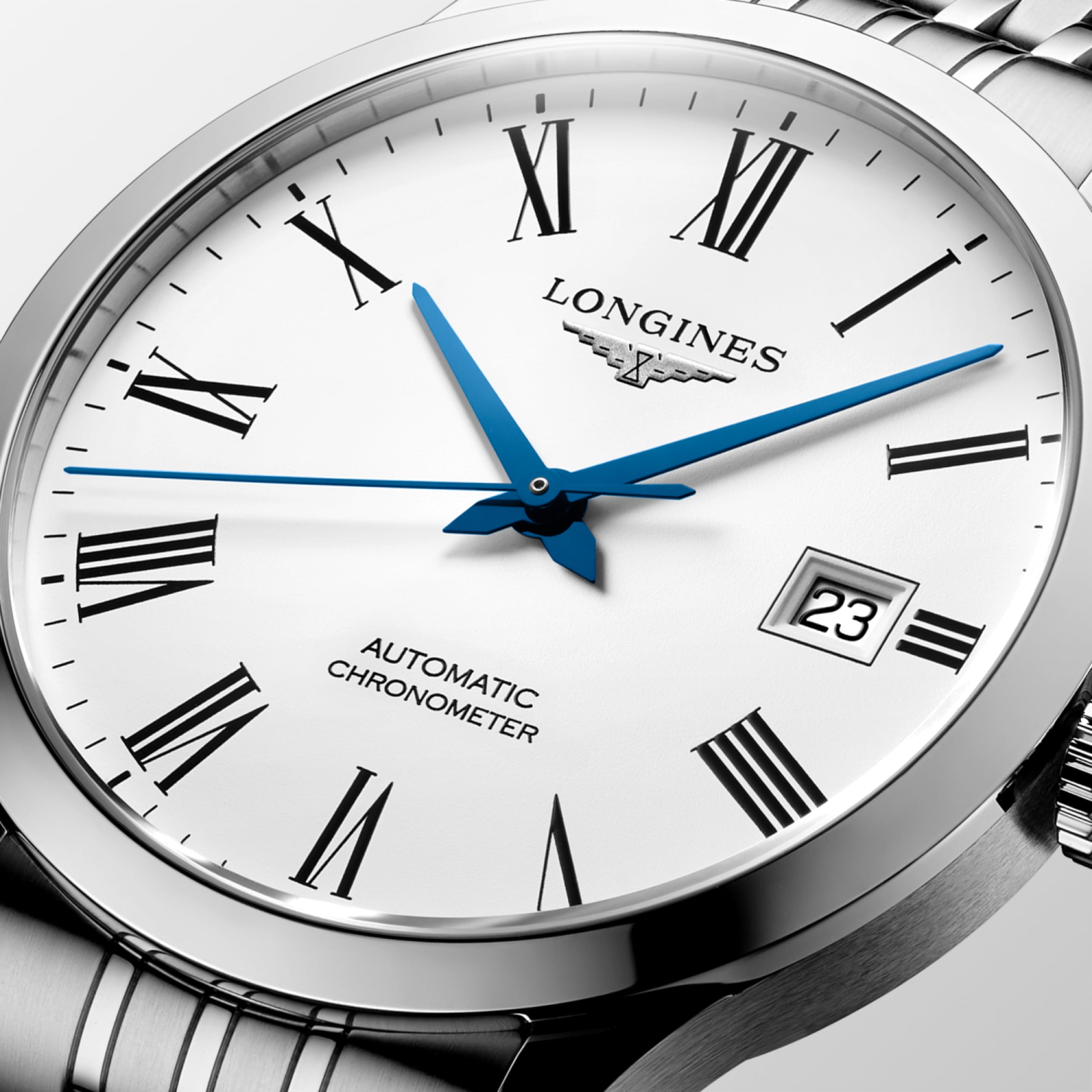 Longines RECORD automatyczny stal szlachetna Watch - L2.820.4.11.6