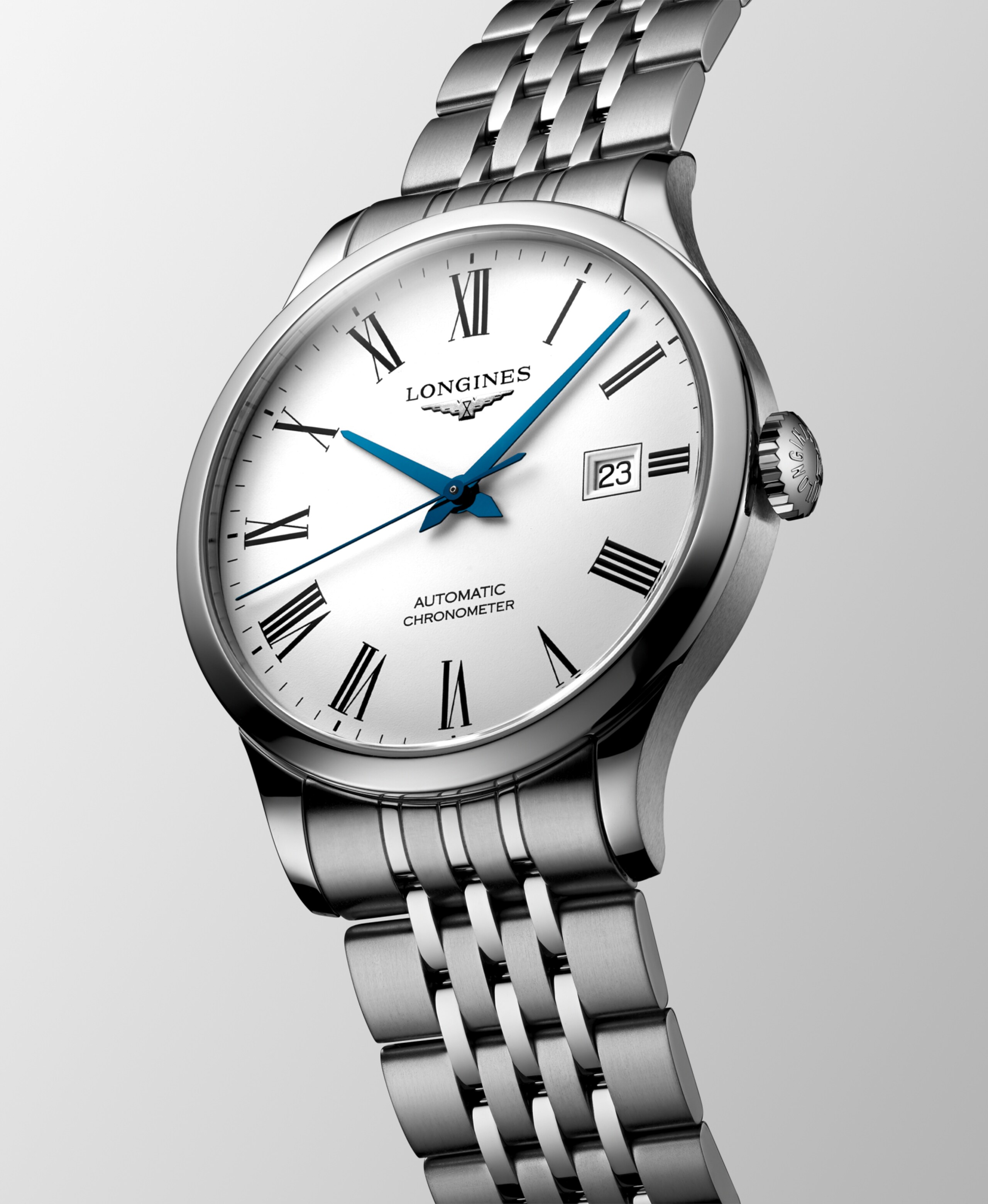 Longines RECORD Automatic Stainless steel Watch - L2.821.4.11.6