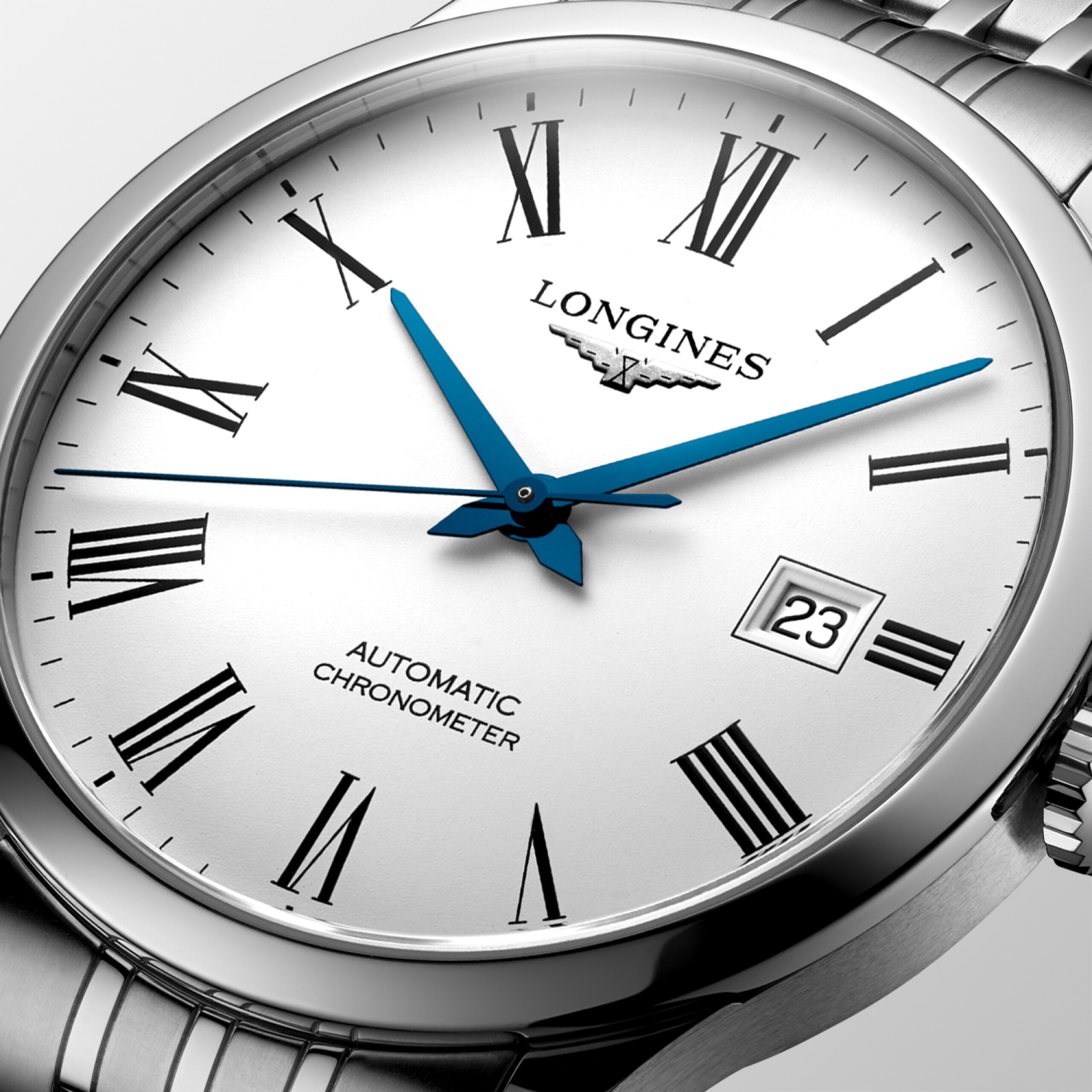 Longines RECORD Automatic Stainless steel Watch - L2.821.4.11.6