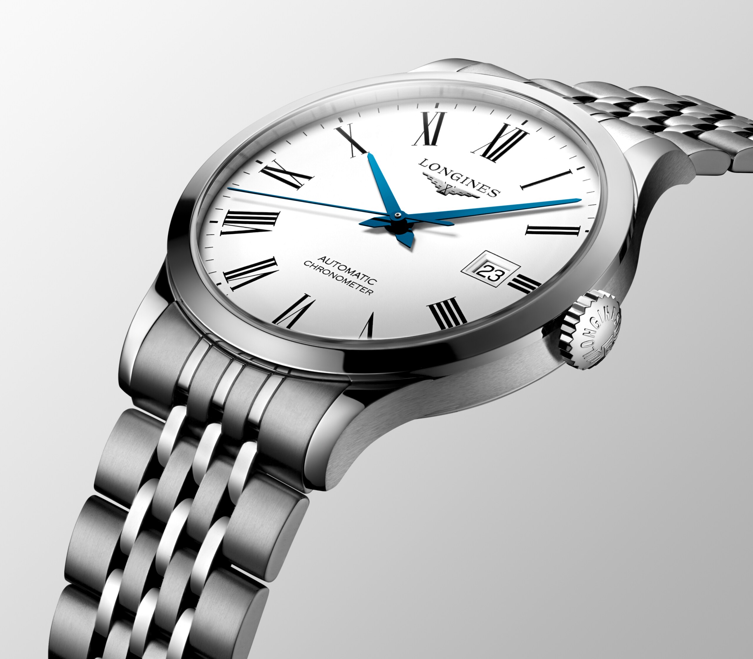 Longines RECORD Automatic Stainless steel Watch - L2.821.4.11.6