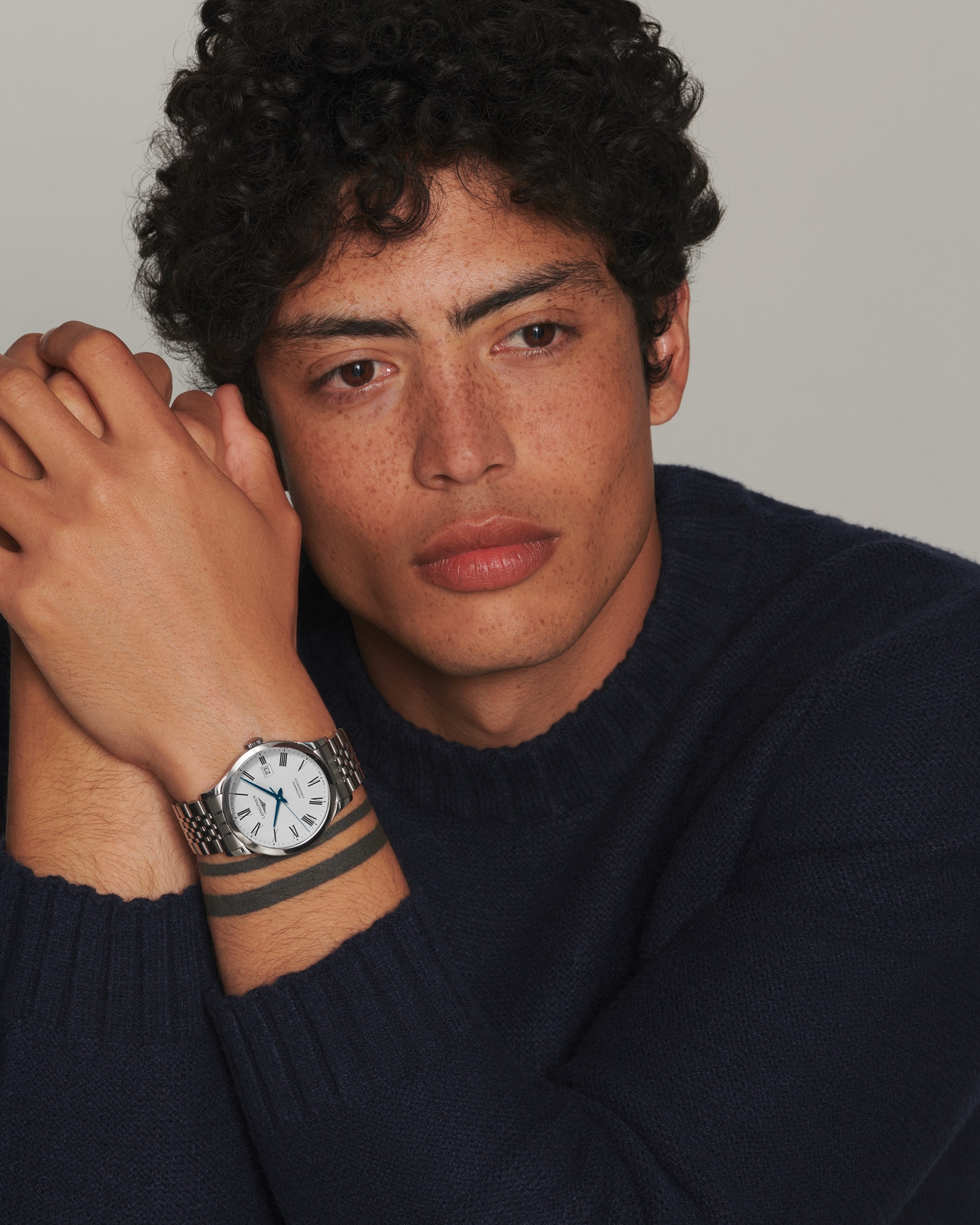 Record Automatic watch 40mm, White matt L28214116 | Longines US