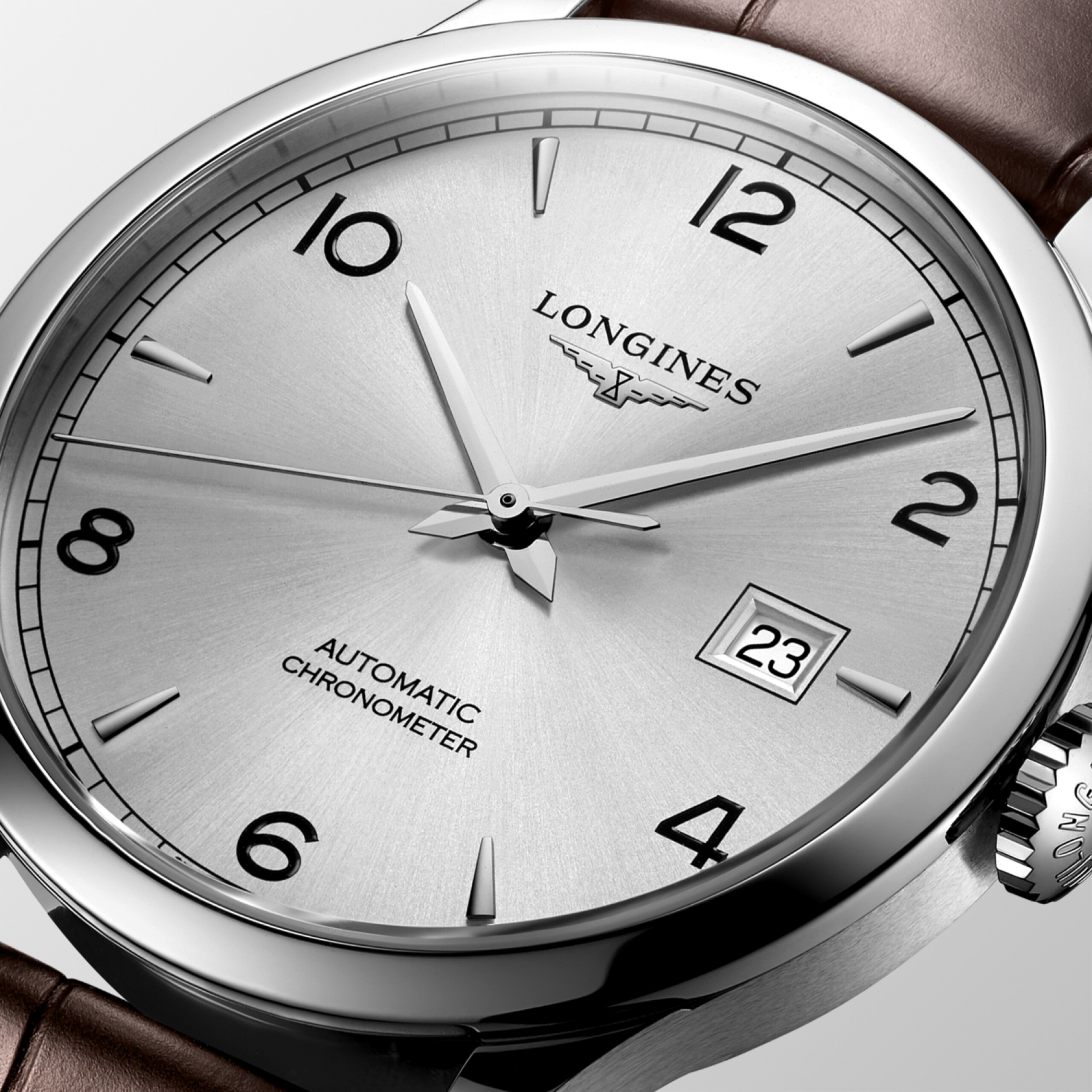 Longines RECORD Automatic Stainless steel Watch - L2.821.4.76.2