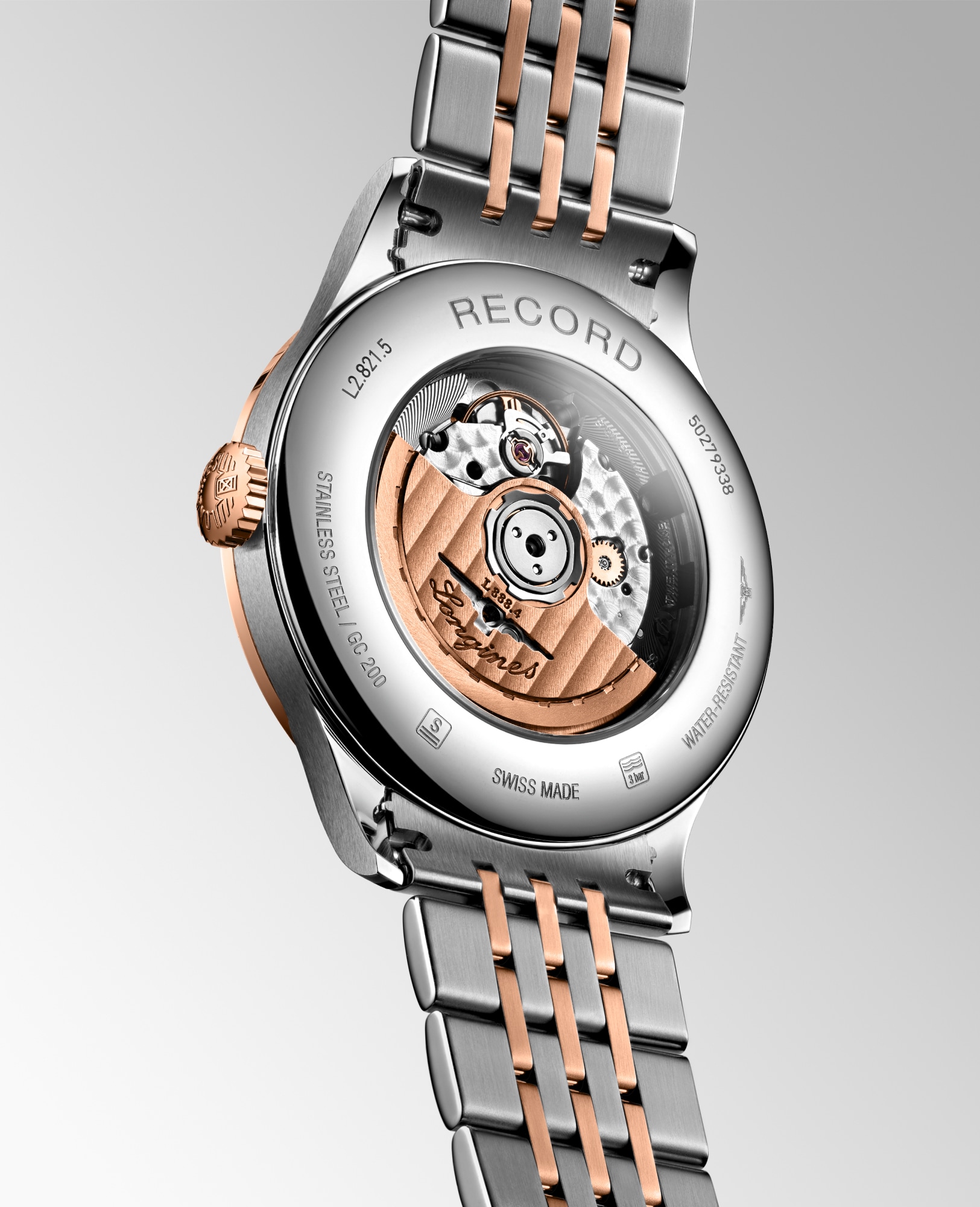 RECORD | Ø 40.00 mm, Sunray Silver | L2.821.5.72.7 | LONGINES US