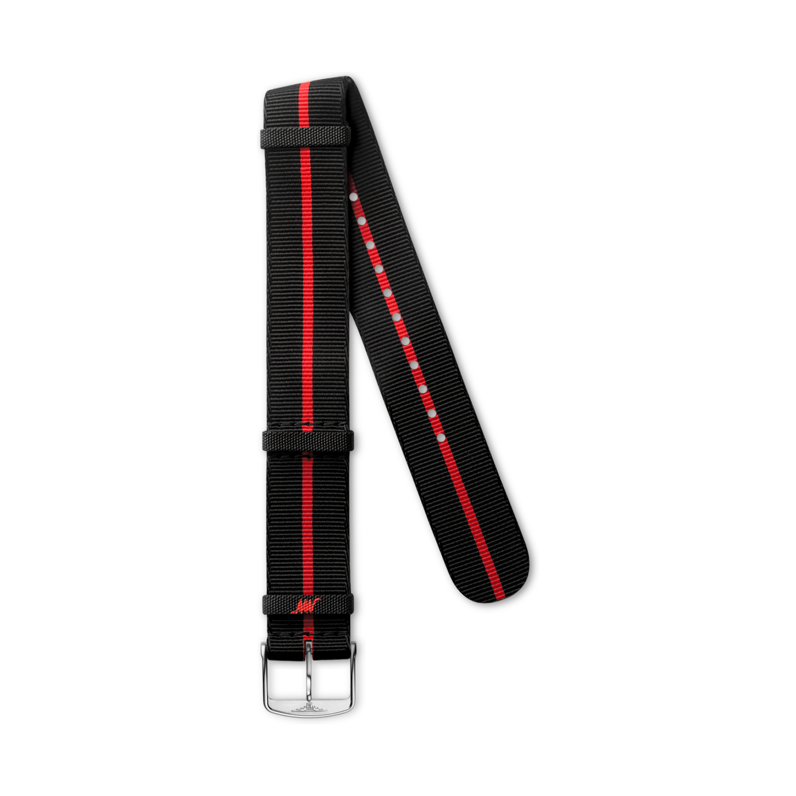 Longines Black & red line nato strap - L682166500 & L649118146