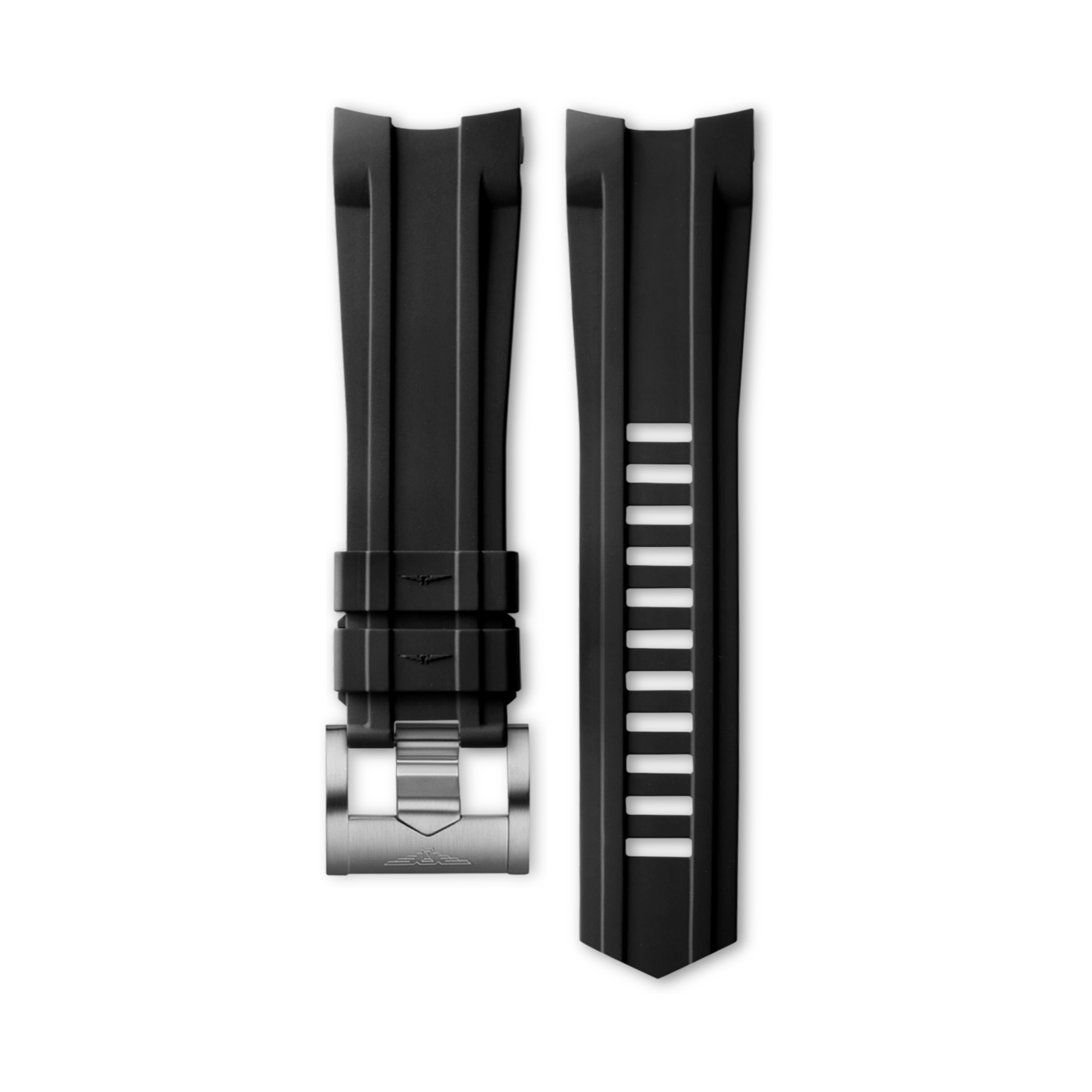 Longines Black rubber strap - CL682125135