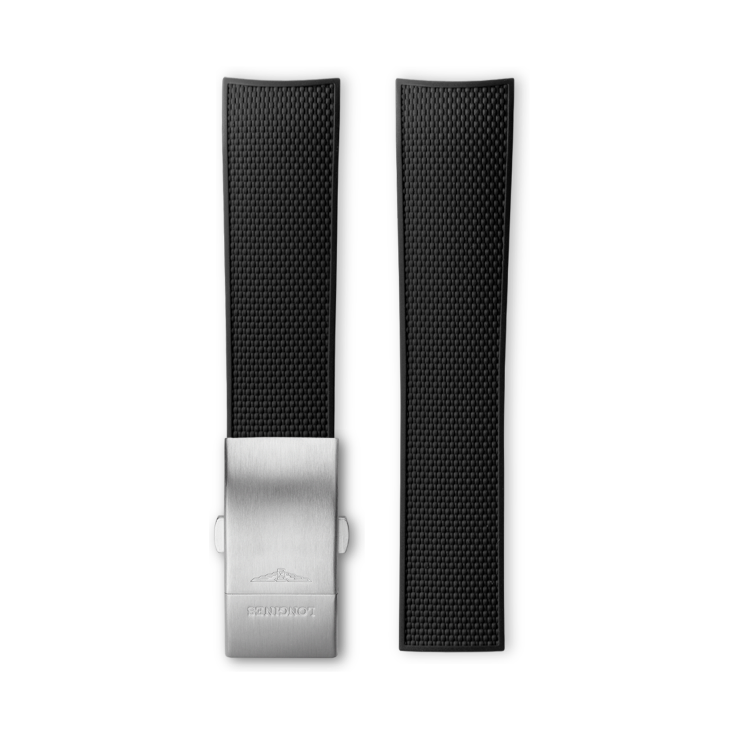 Longines Schwarzes Kautschukarmband Strap - CL682156413
