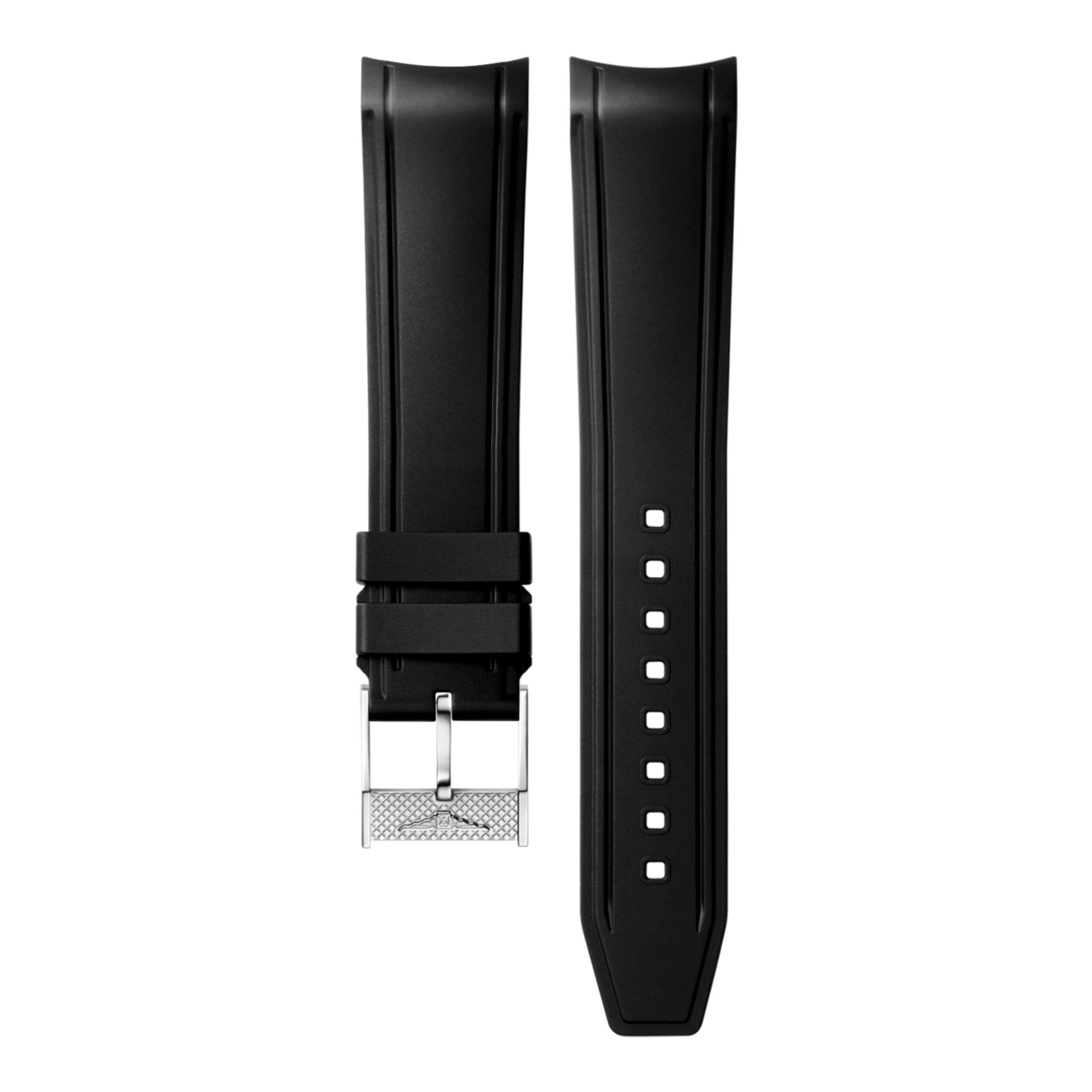 Black rubber strap