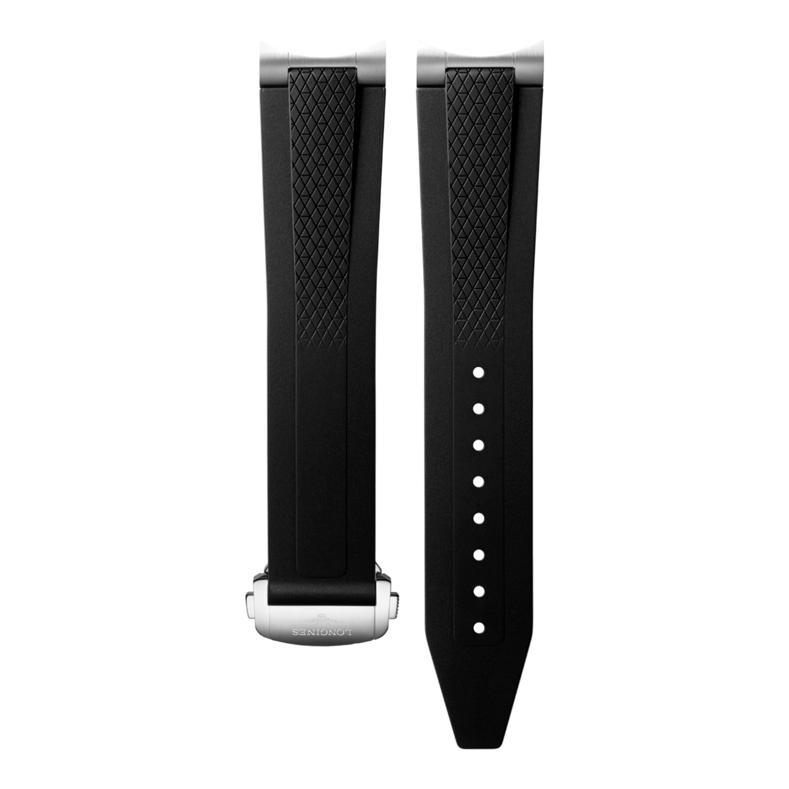 Black rubber strap