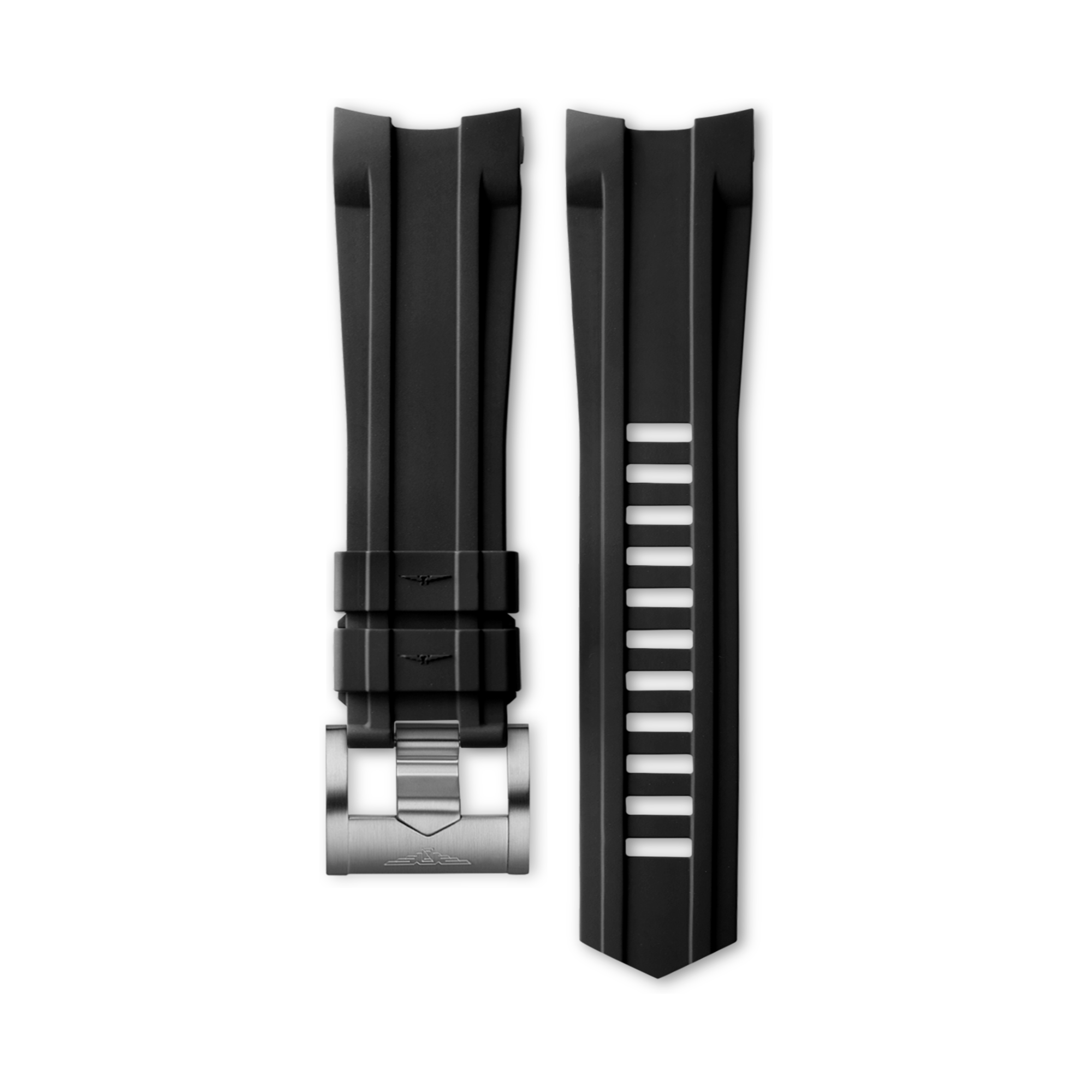Black Rubber Strap Cl682125135, 24cm, HYDROCONQUEST | LONGINES