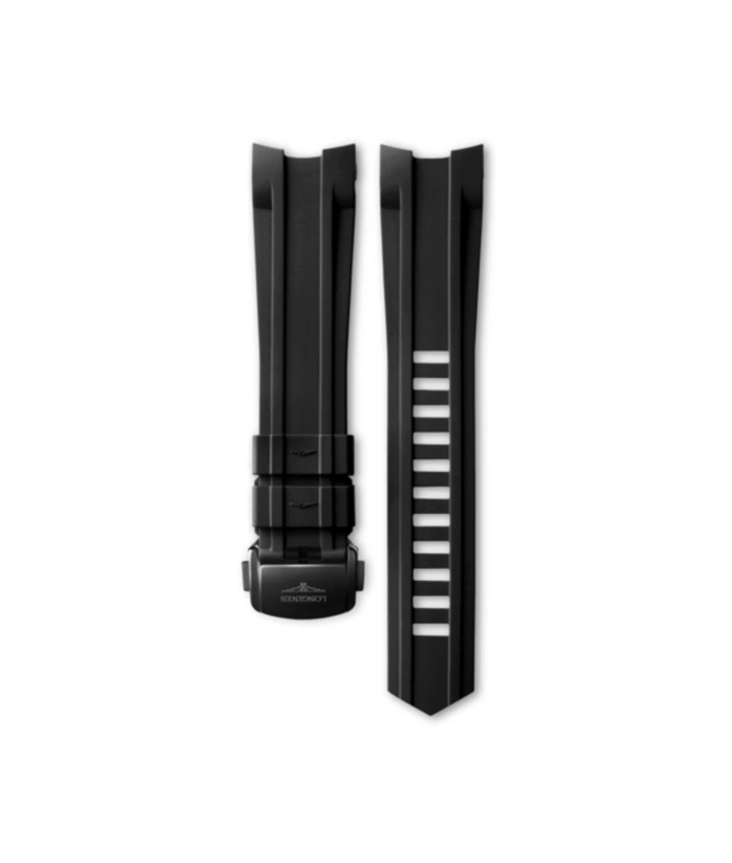 Black rubber strap