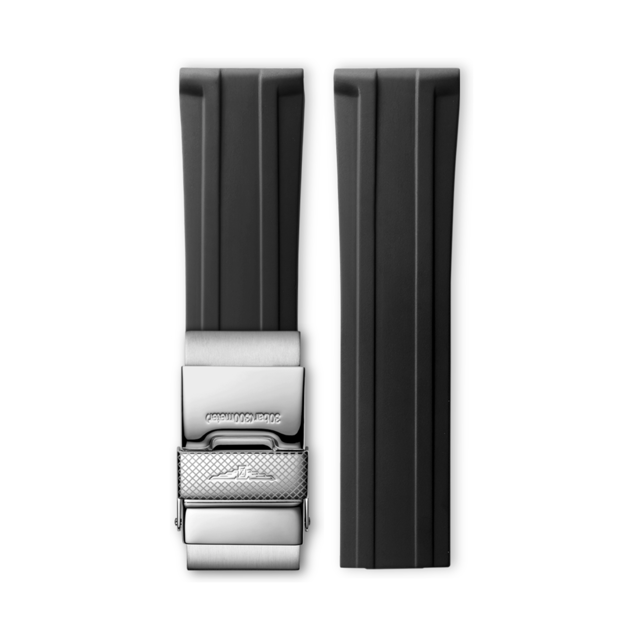 Longines Black rubber strap - L682142867 & L639142868