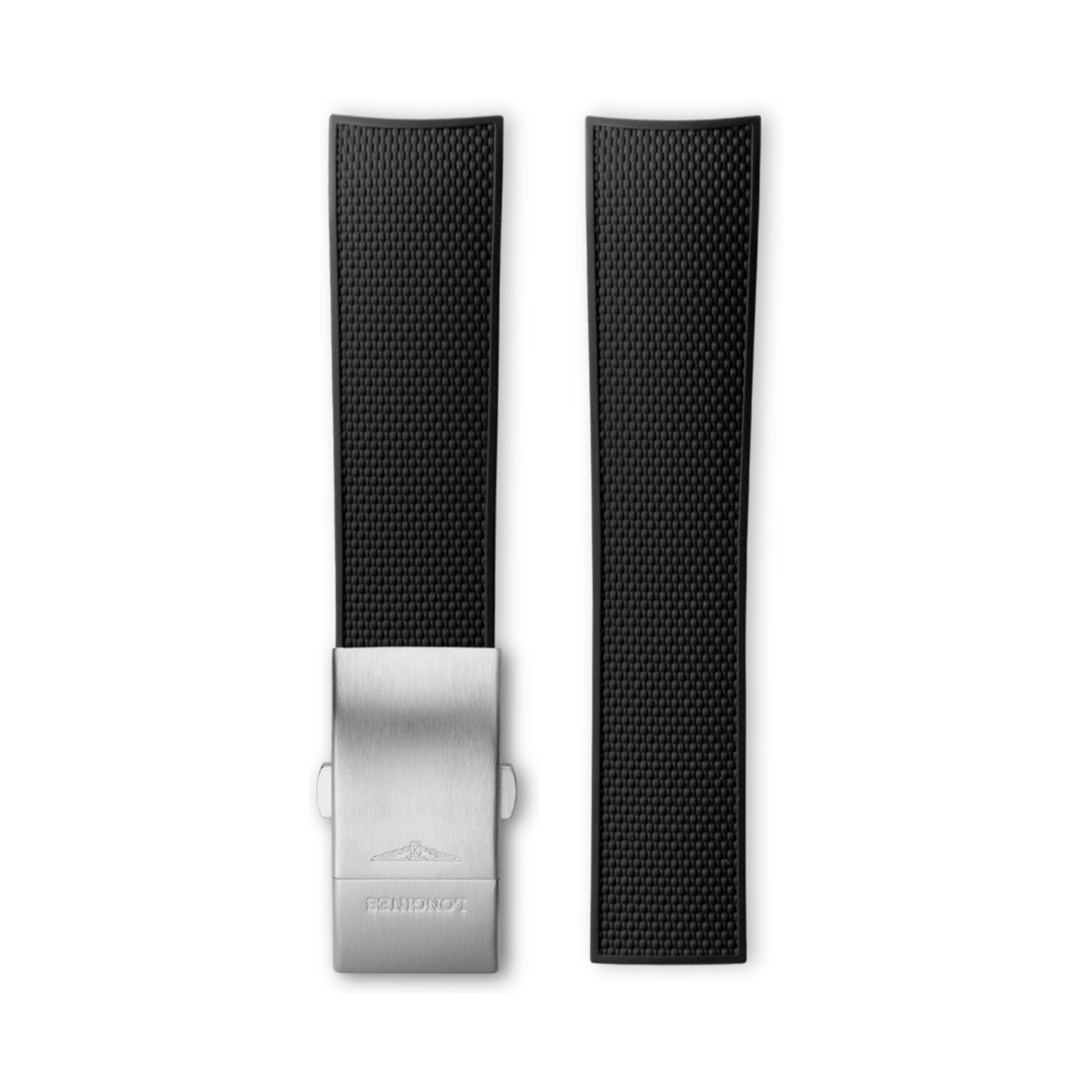 Longines Black rubber strap - L682156413 & L639156415