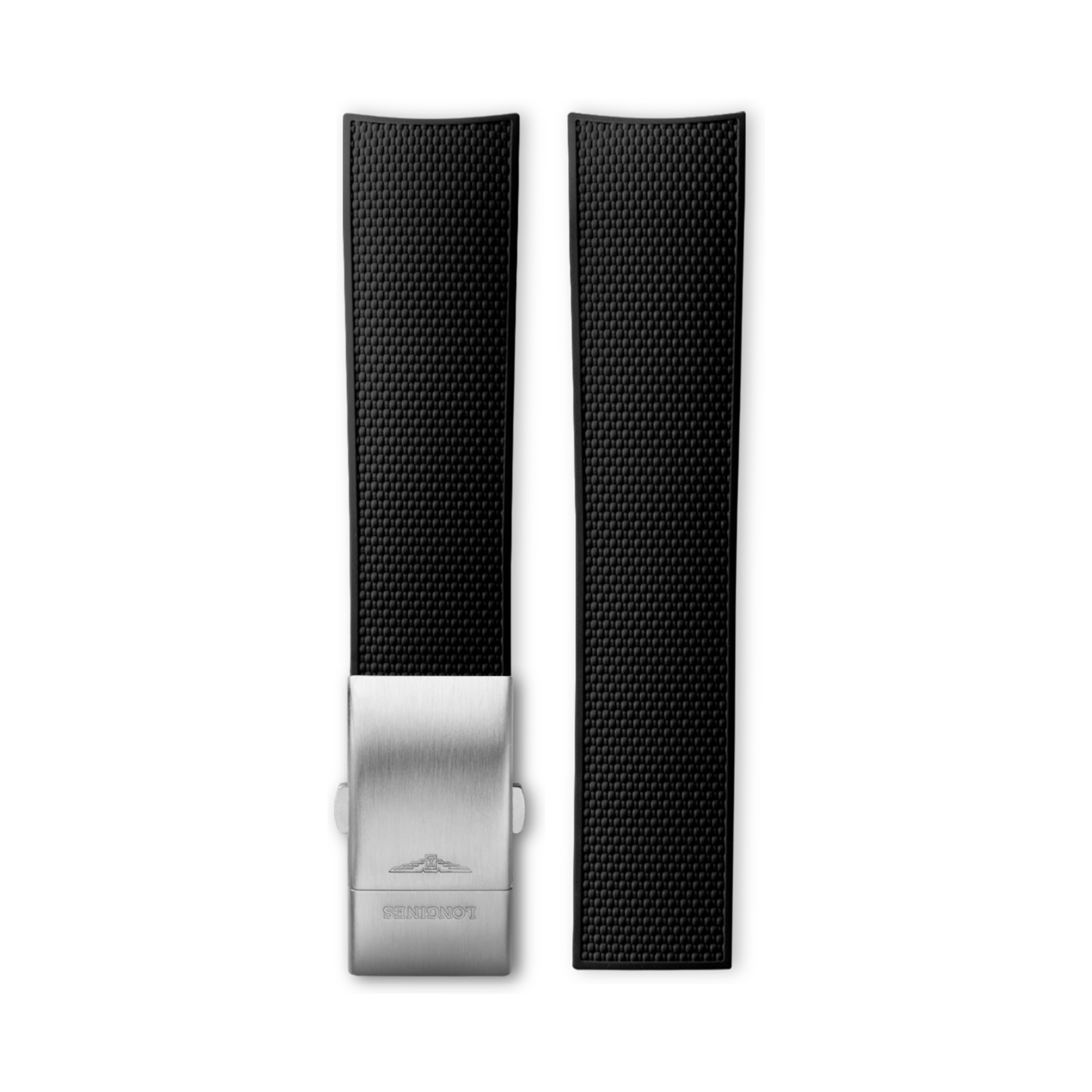 Longines Black rubber strap - L682165733 & L639165751