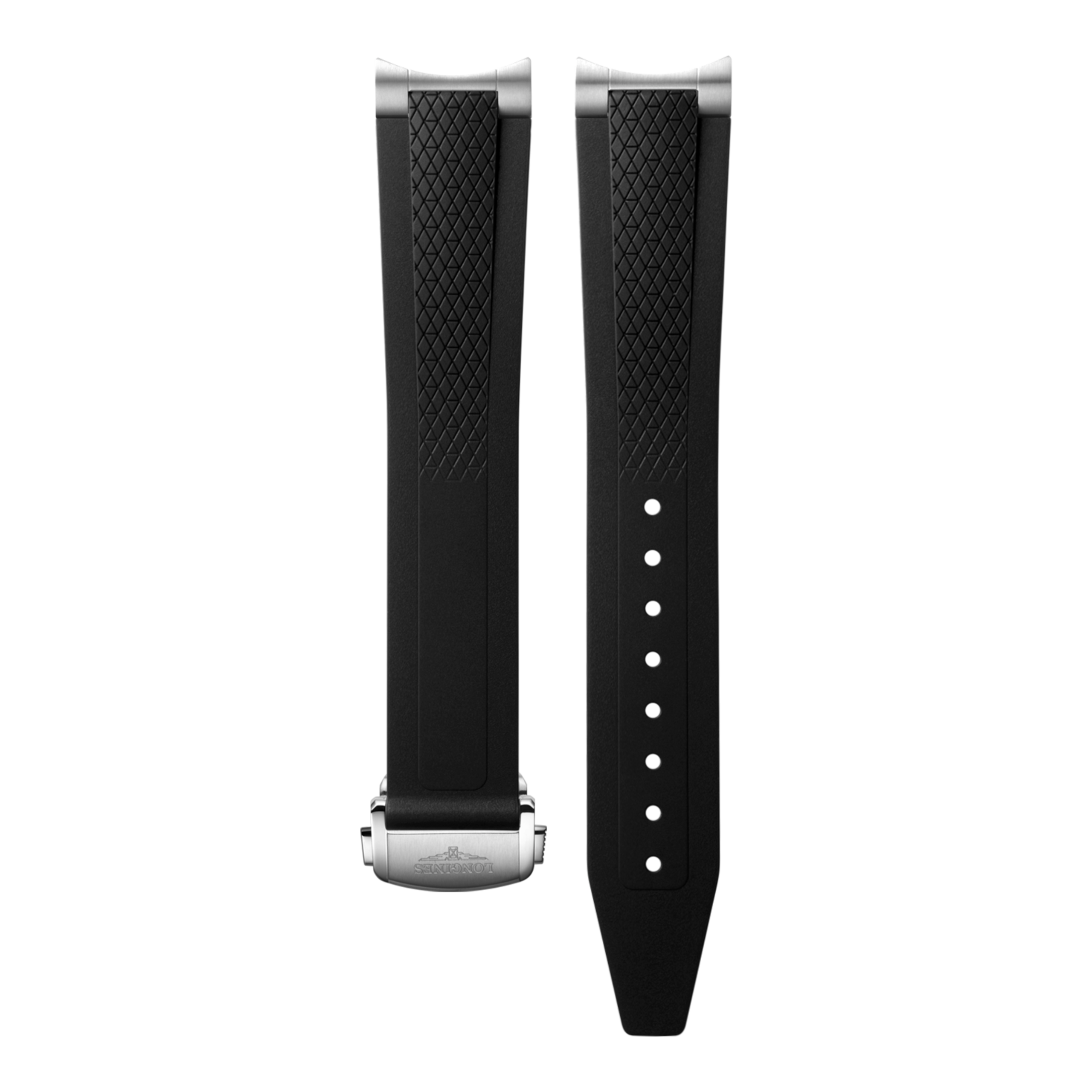 Black rubber strap