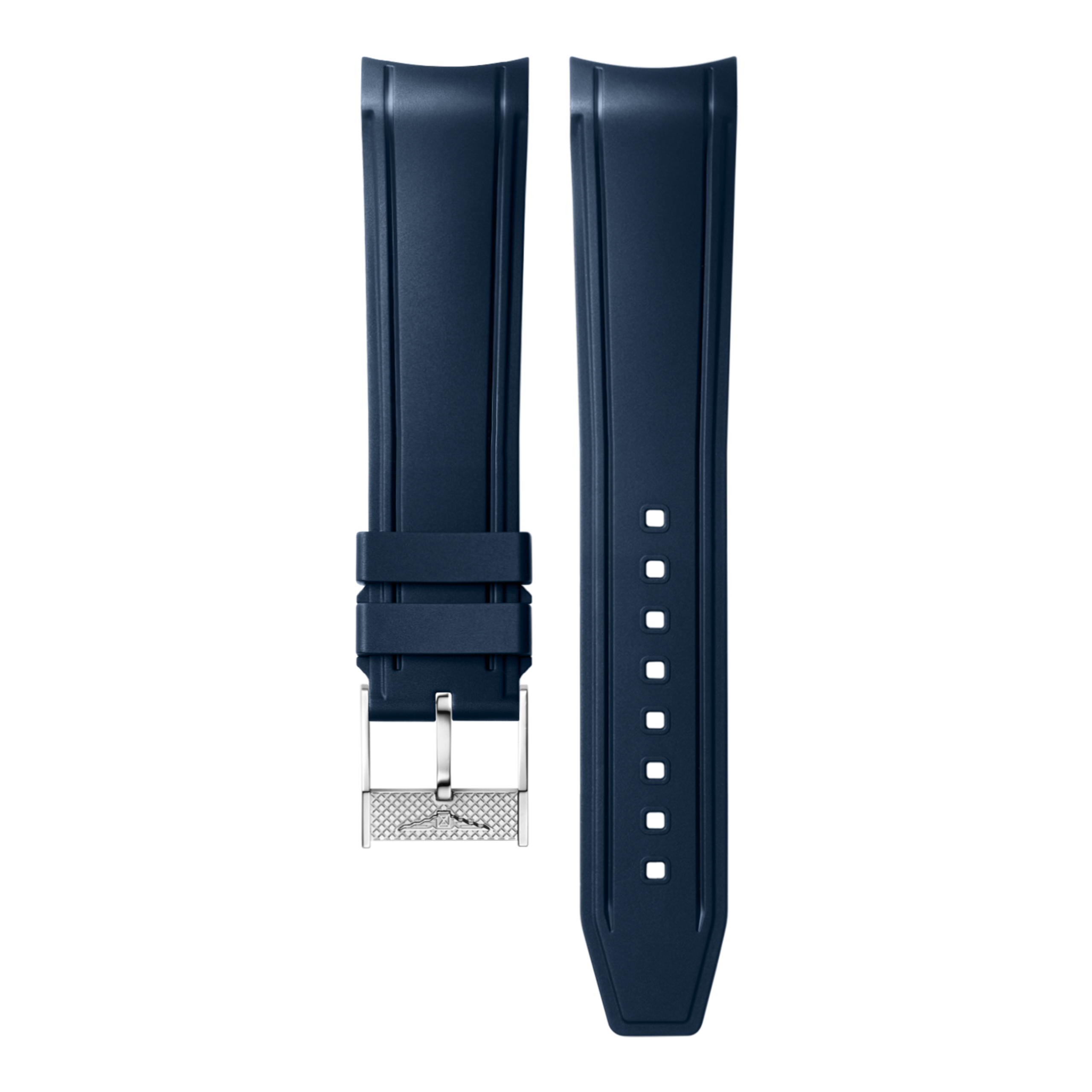 Blue rubber strap
