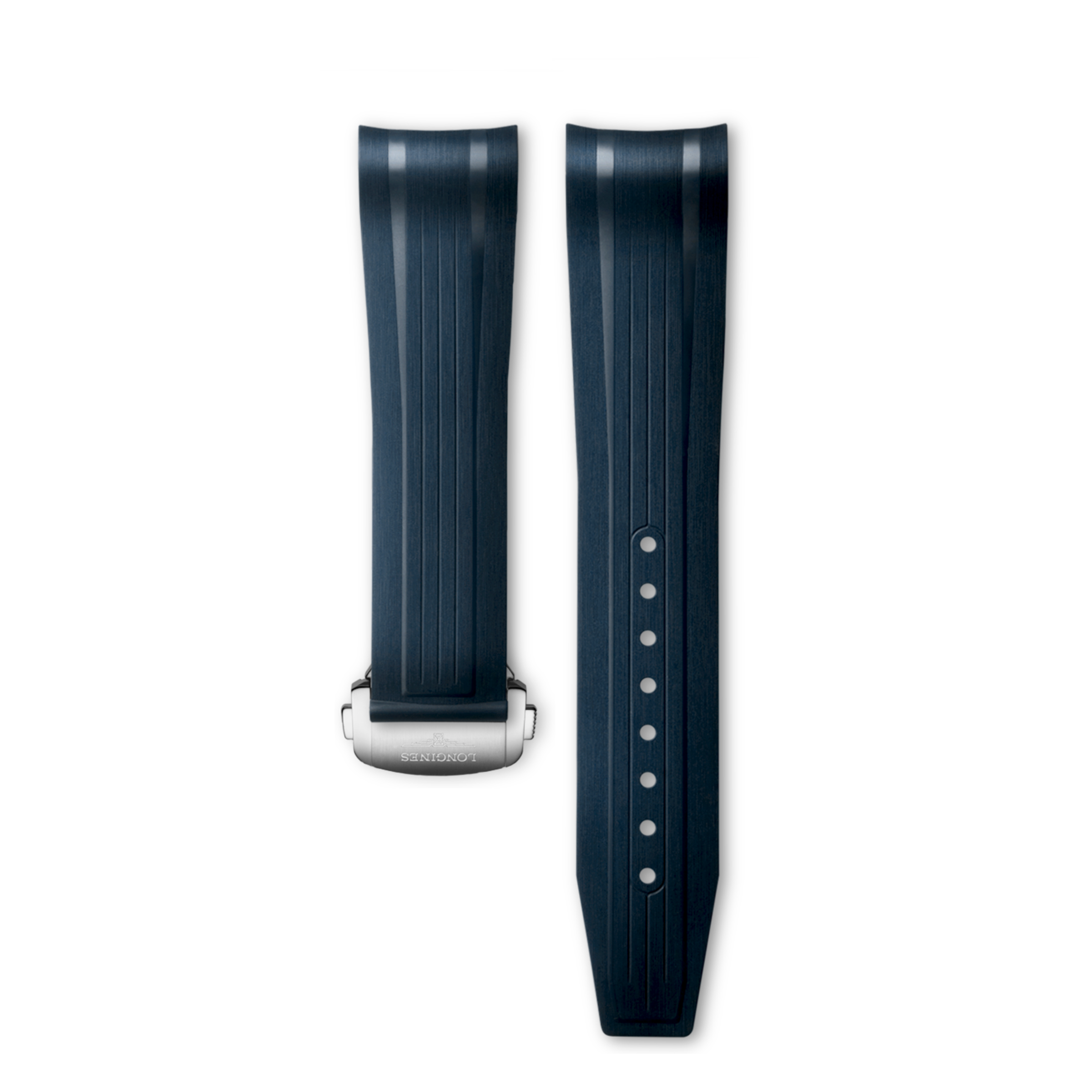 Blue rubber strap