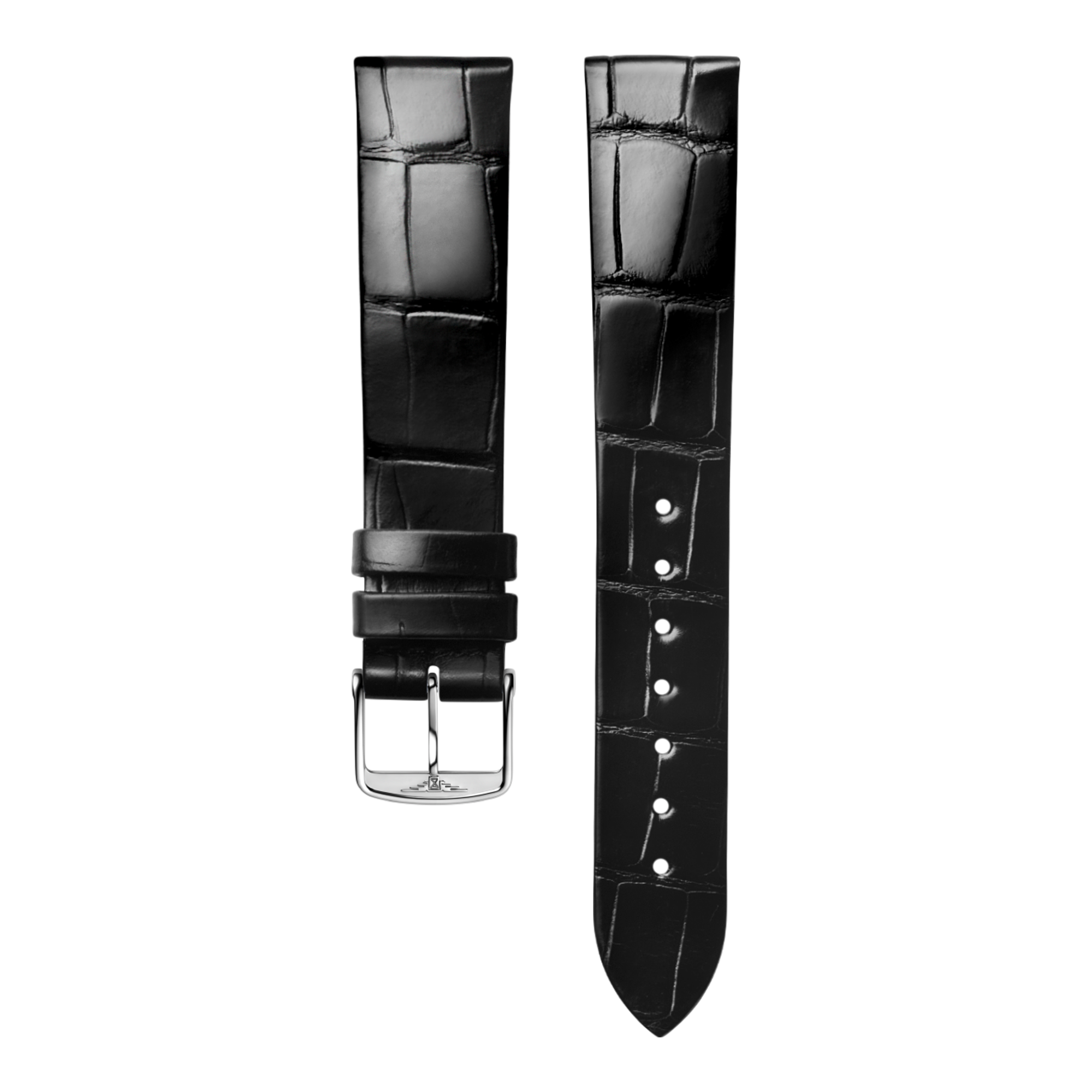 最終価格【ロンジン】セミマットグレー アリゲーター ストラップ マットライトグレー アリゲーター ストラップ Cl682166877, 14cm