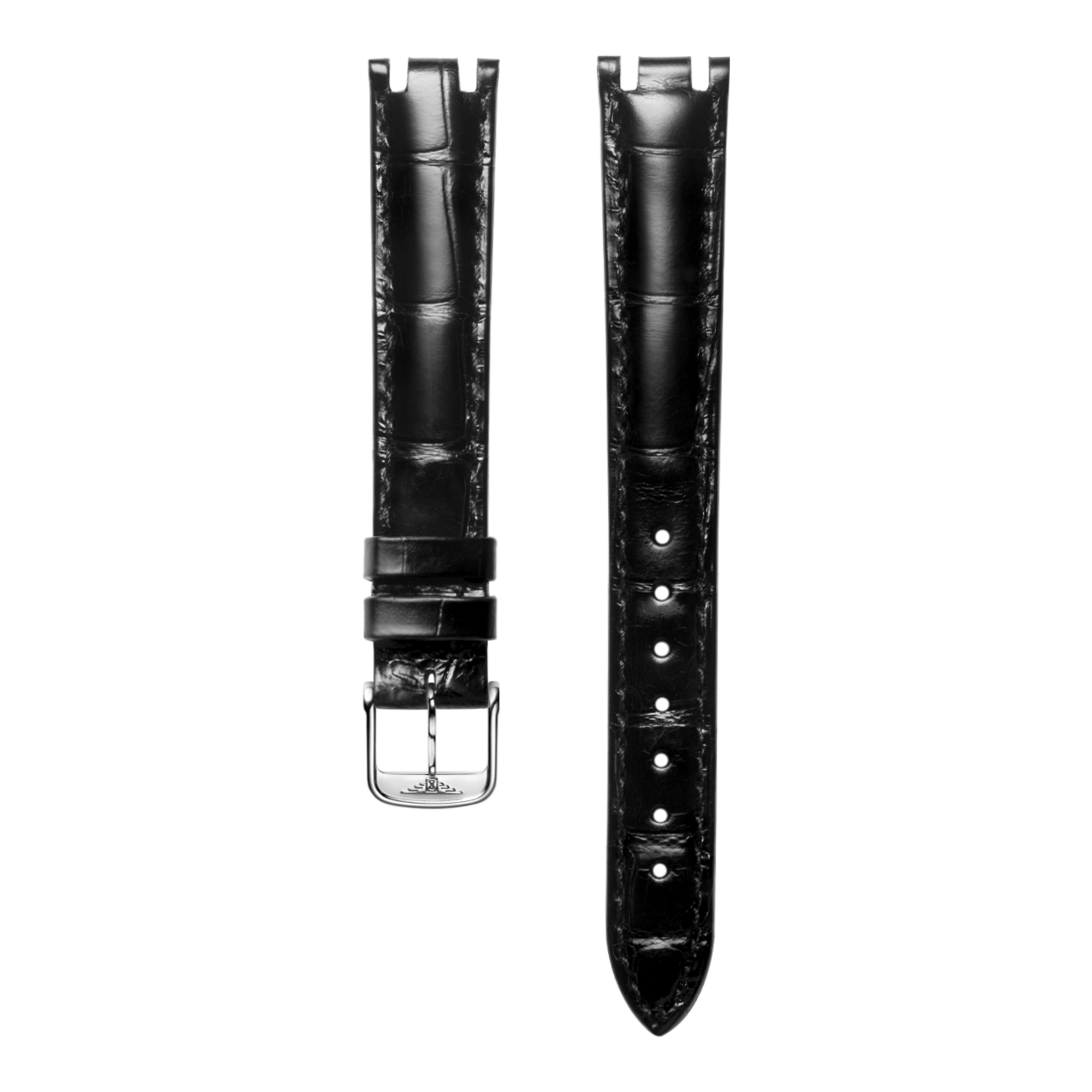 アーネット エル・ガト Bright Black Alligator Strap L682134838, Primaluna