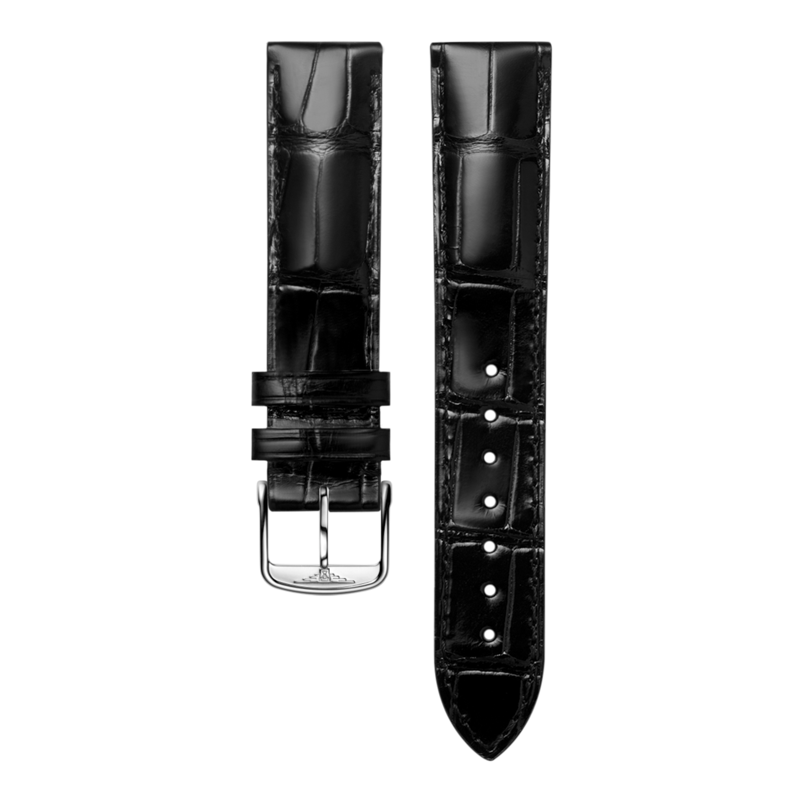 Matt Brown Alligator Strap Cl682119977, 19cm, LONGINES Matt Brown Alligator Strap Cl682119977, 19cm, LONGINES
