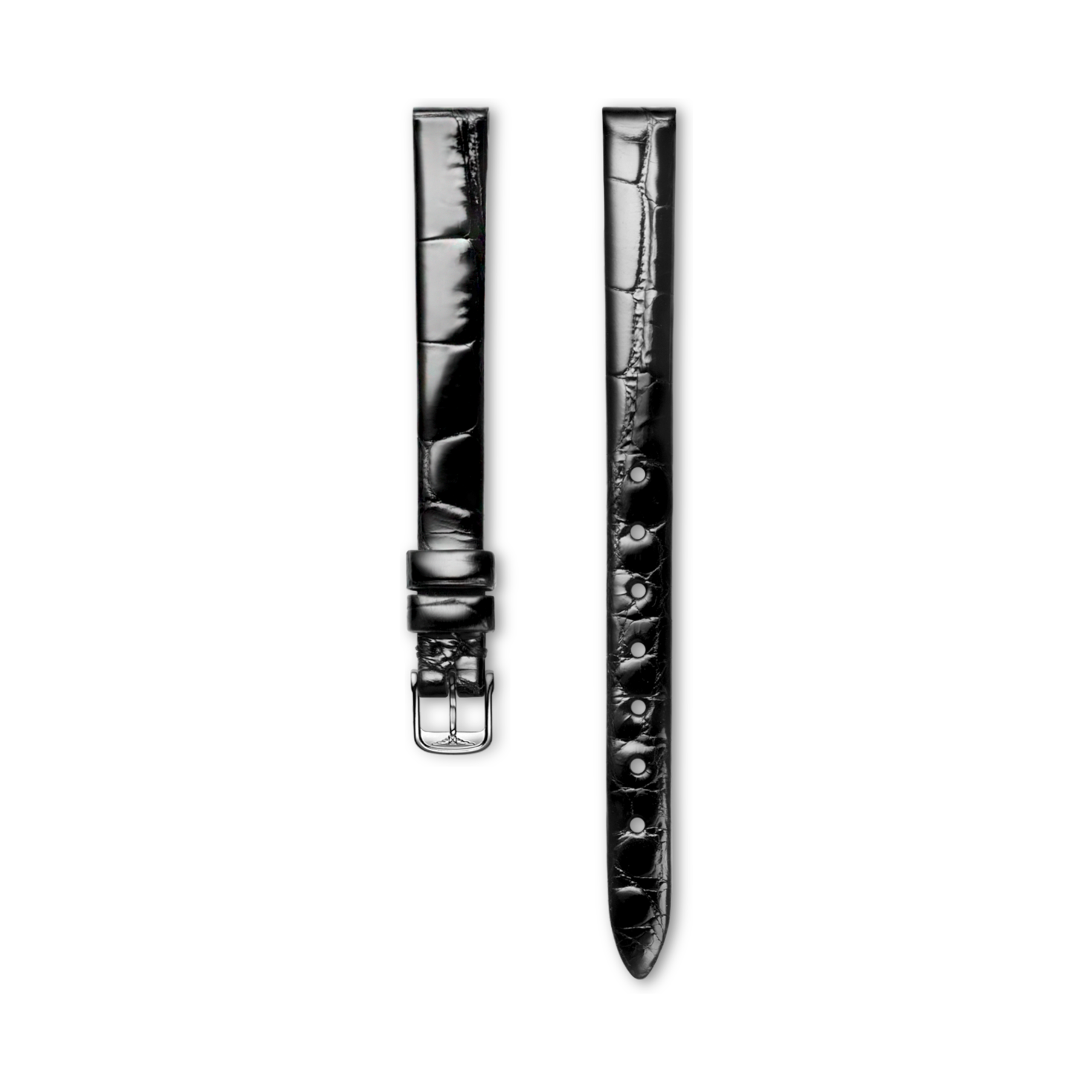 Longines Bright black alligator strap - L682112838 & L649101645