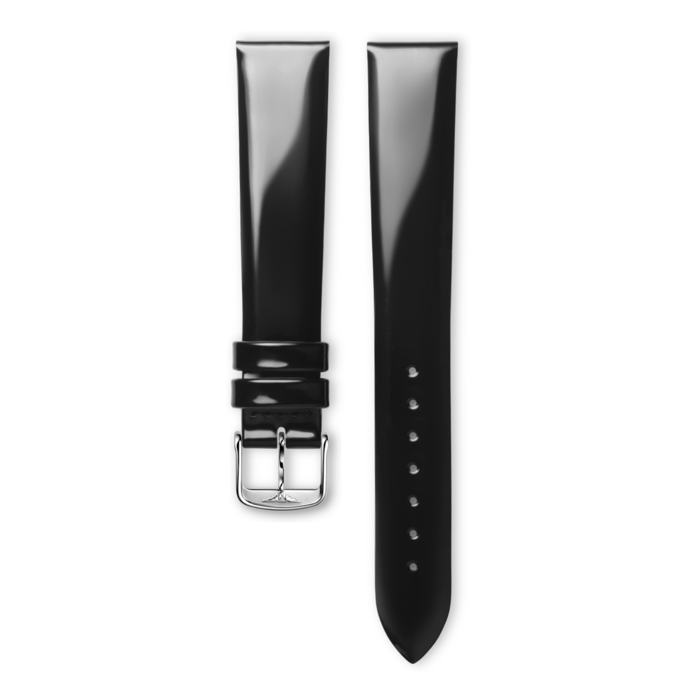 Longines Bright black calf leather strap Strap - L682101297 & L649101652