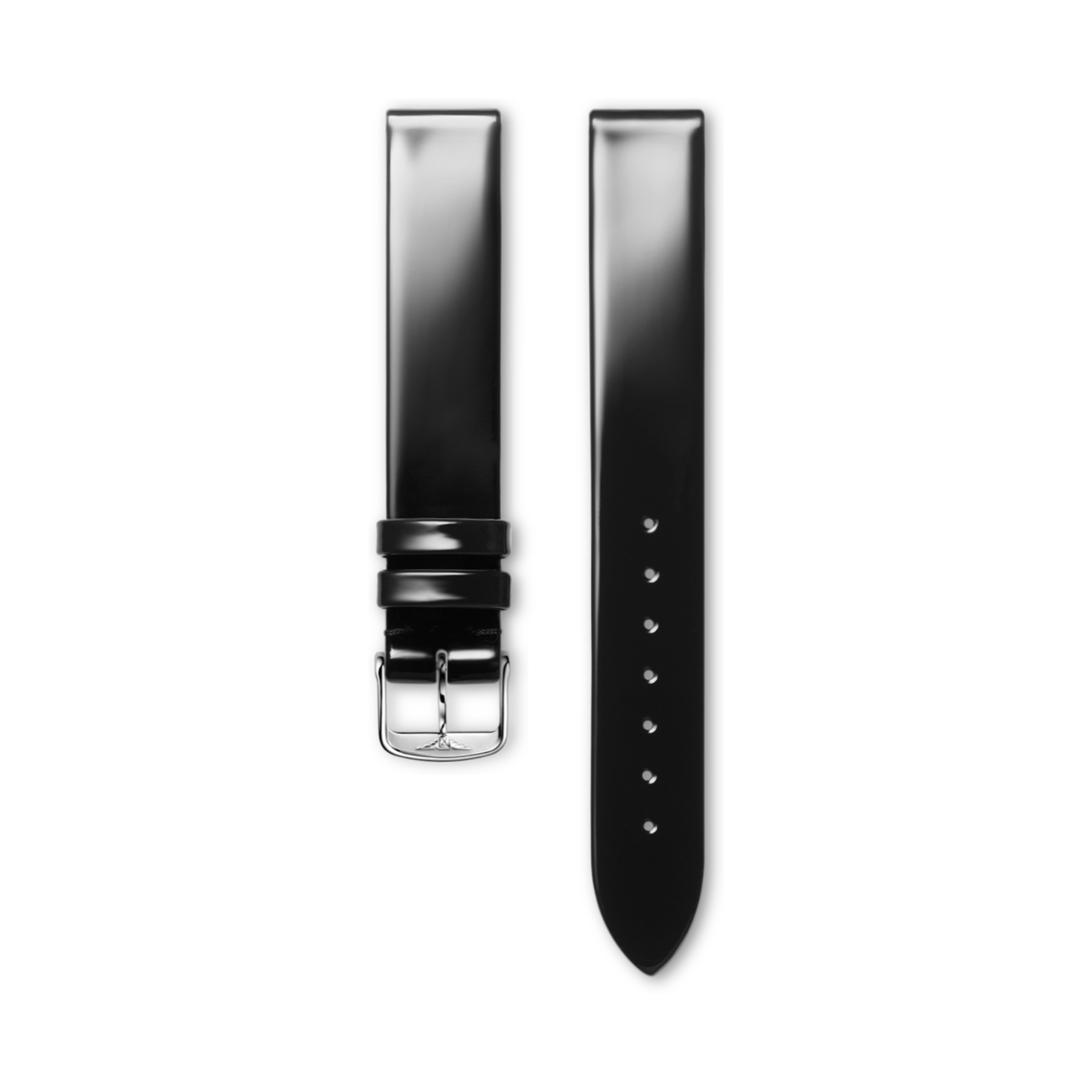 Longines Bright black calf leather strap Strap - L682110219 & L649101652