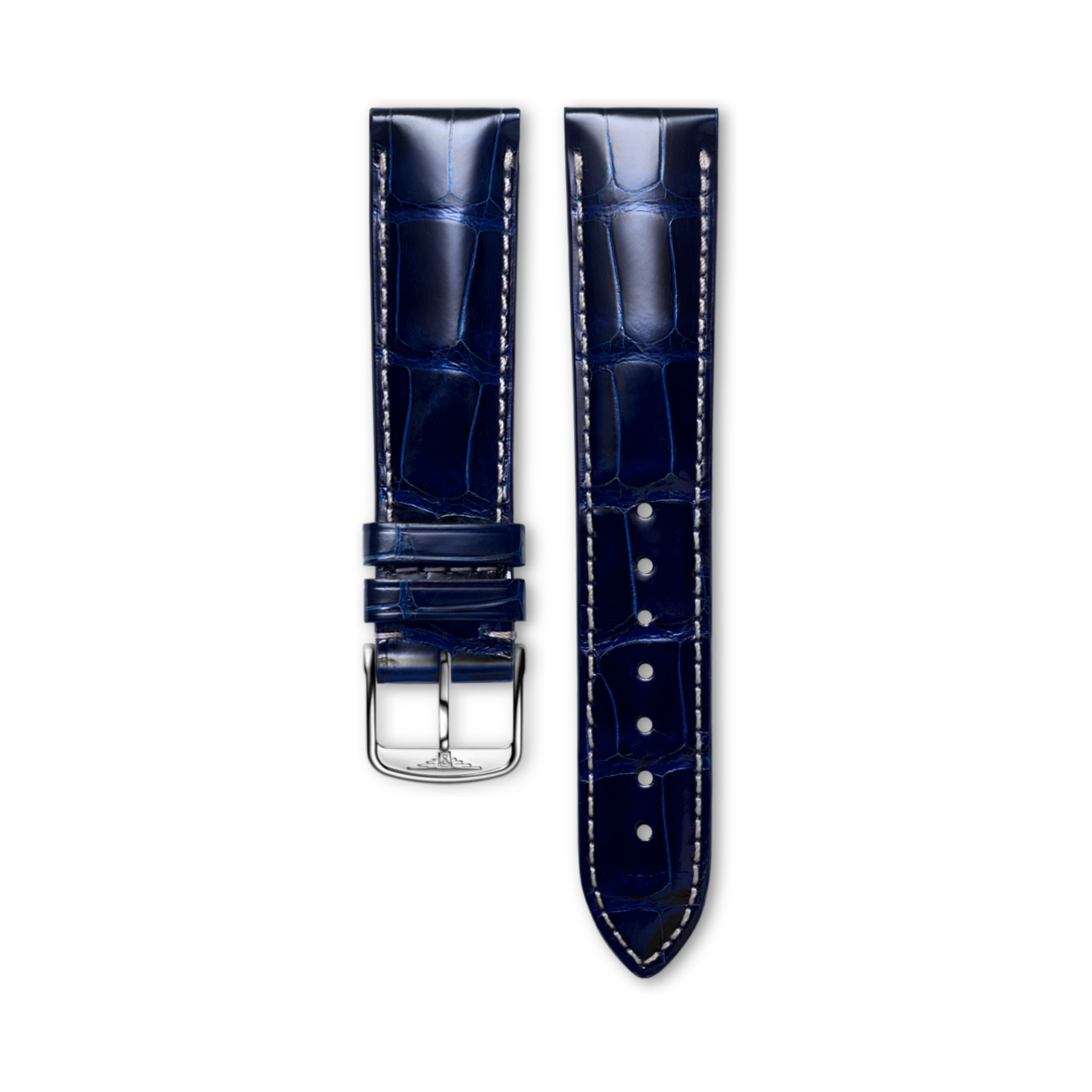 Longines Bright blue alligator strap - L682118160 & L649101658