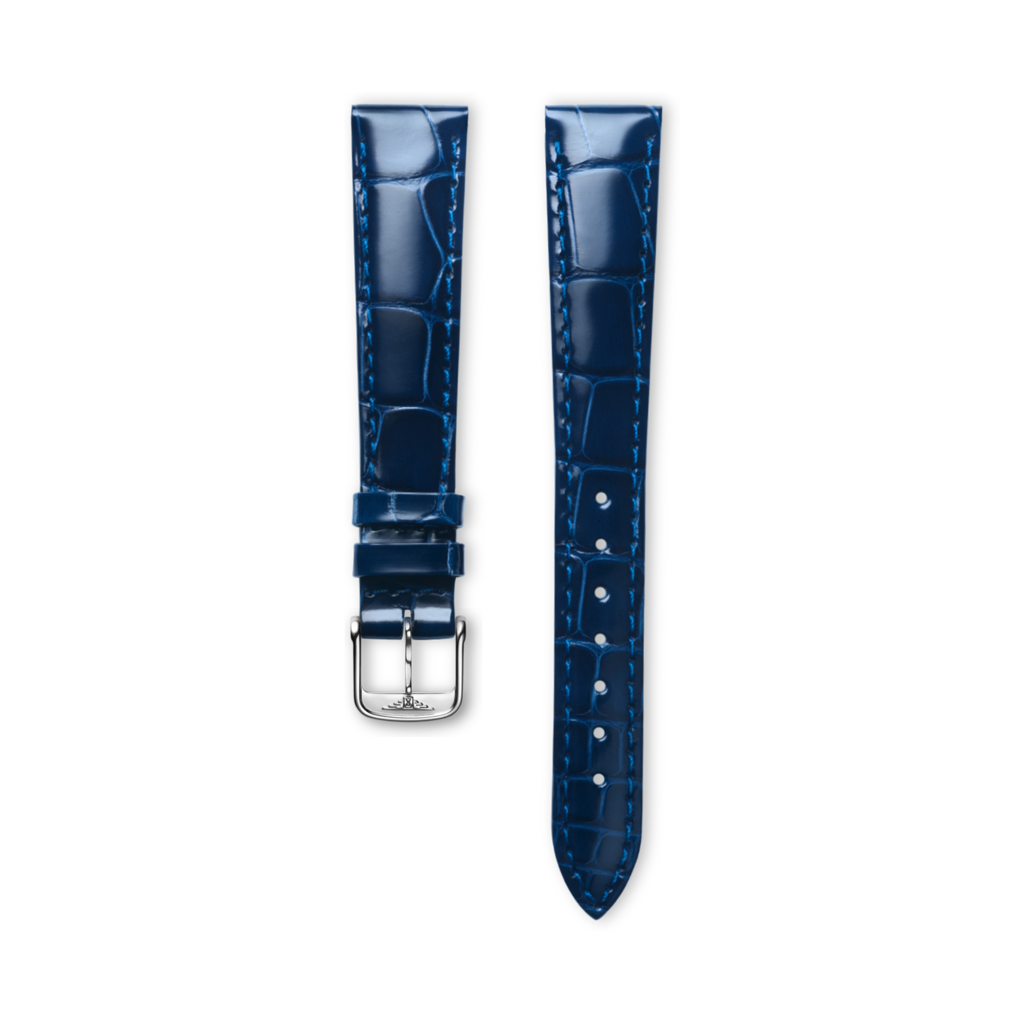 Bright Blue Alligator Strap Cl682159742, 15cm, LONGINES