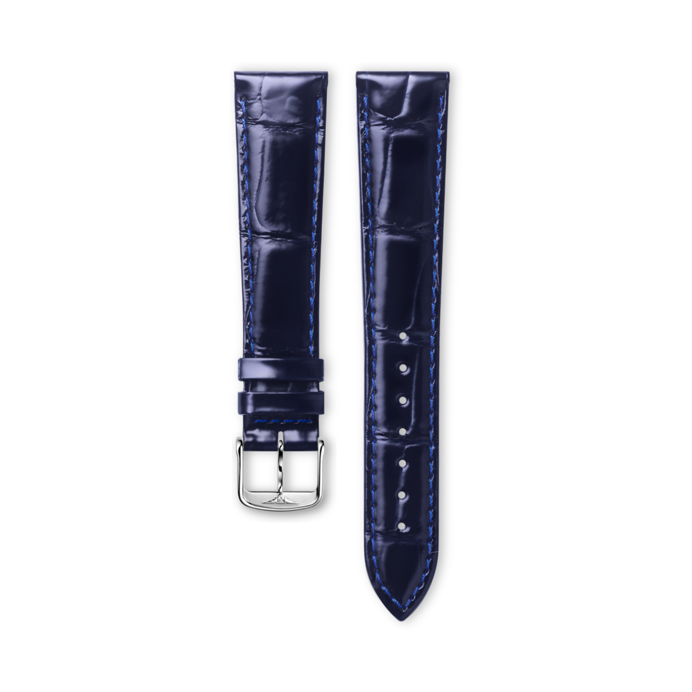 Longines Bright blue alligator strap Strap - L682159743 & L649101652