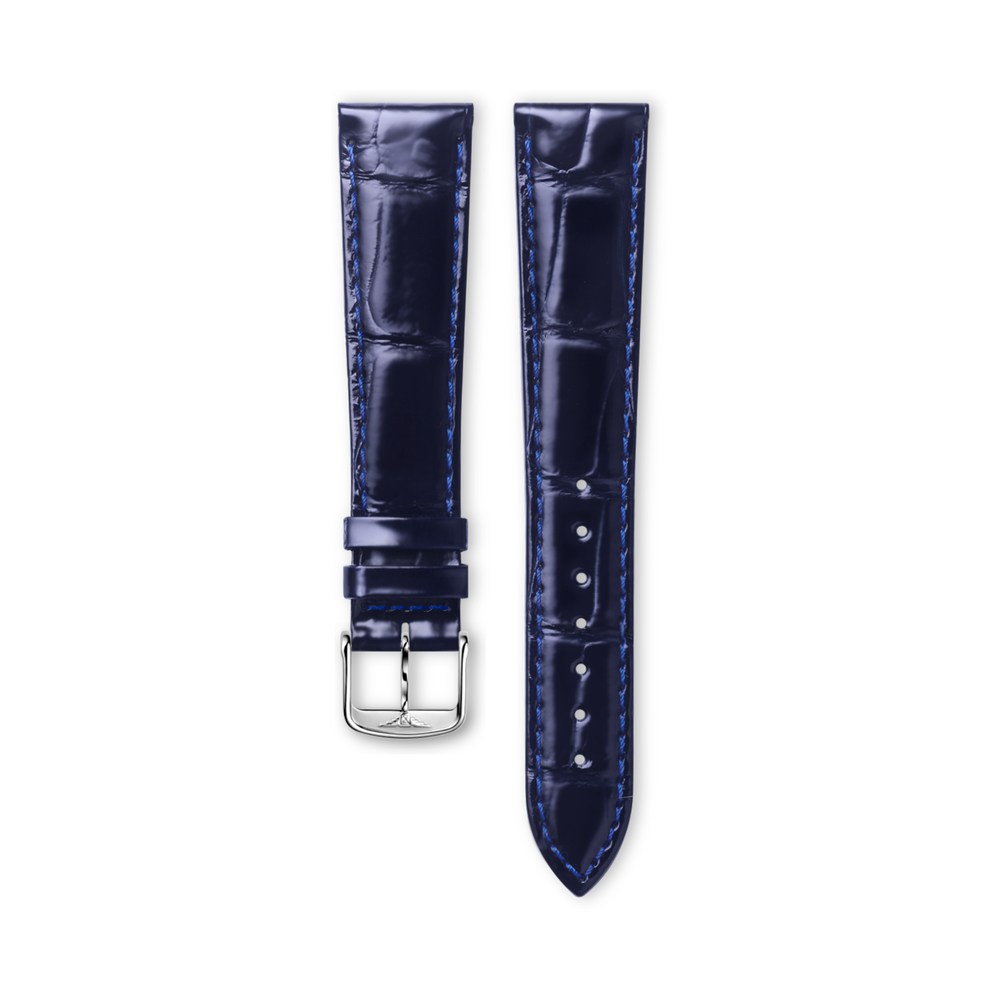 特価ブランド strap-bright-blue-alligator- 矯正用品・補助ベルト
