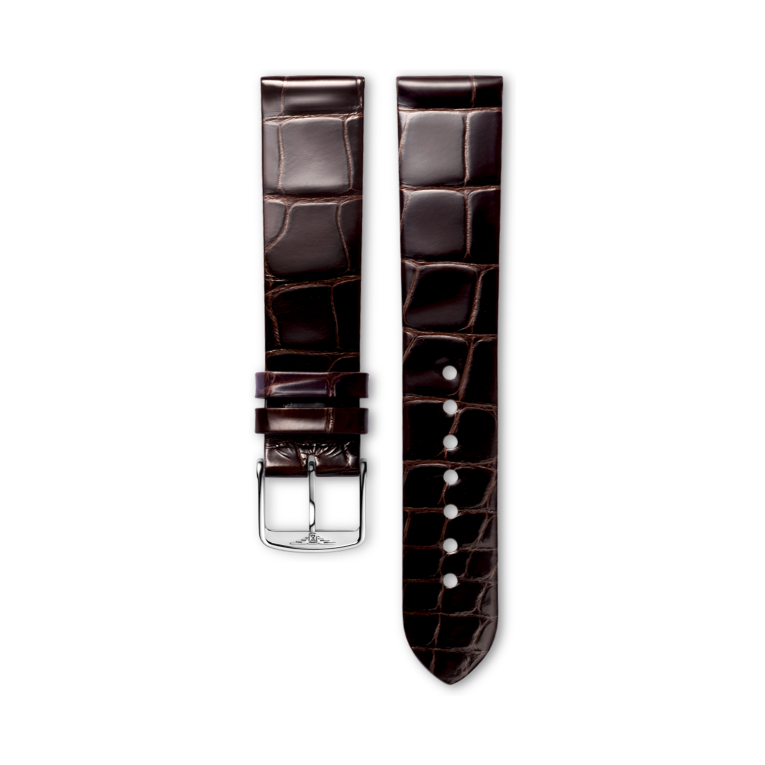 Longines Bright brown alligator strap - L682110115 & L649101655