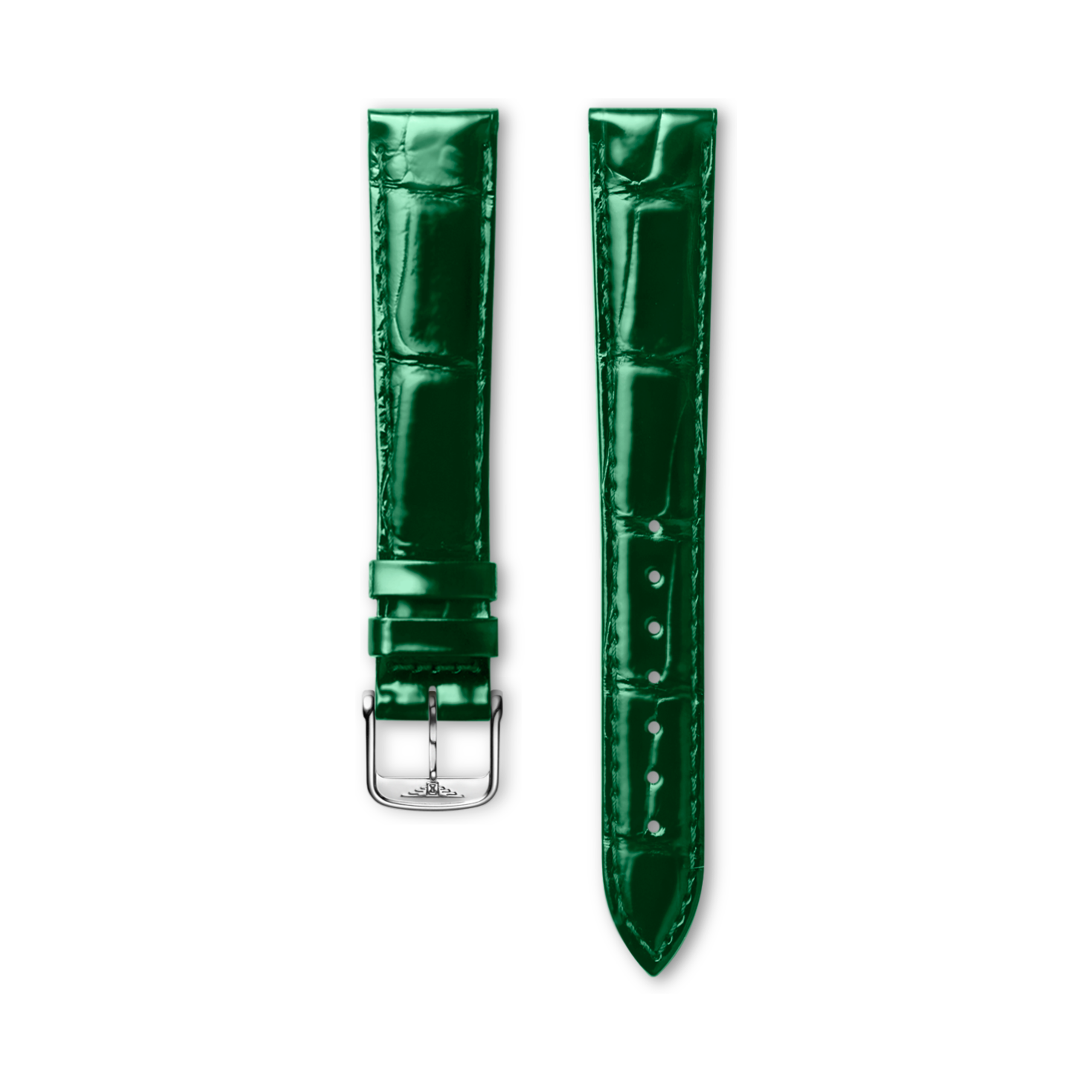 Longines Bright green alligator strap - 15.00 - Skóra - L682166891 - Strap with buckle
