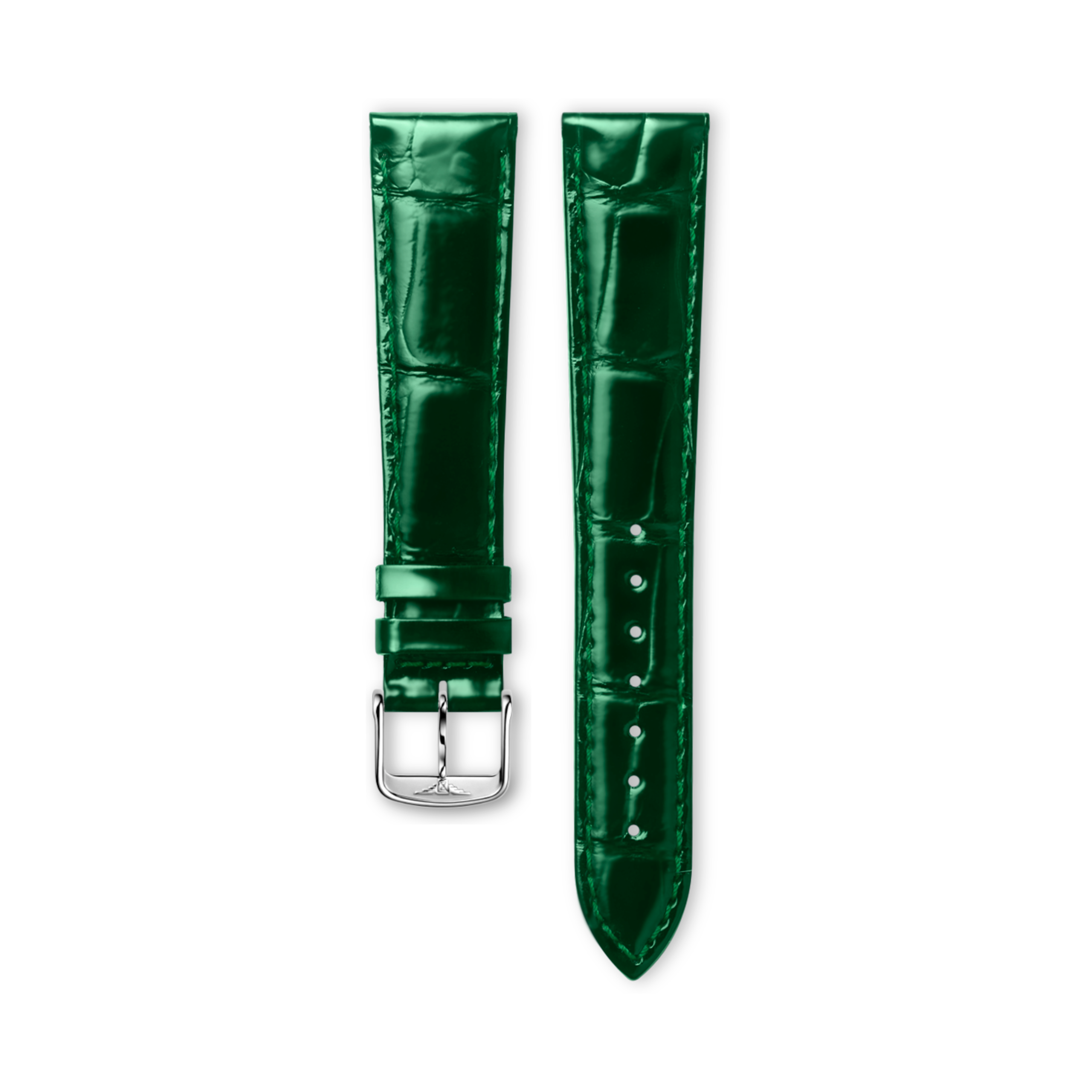 Longines Bright green alligator strap - 17.00 - Skóra - L682166967 - Strap with buckle