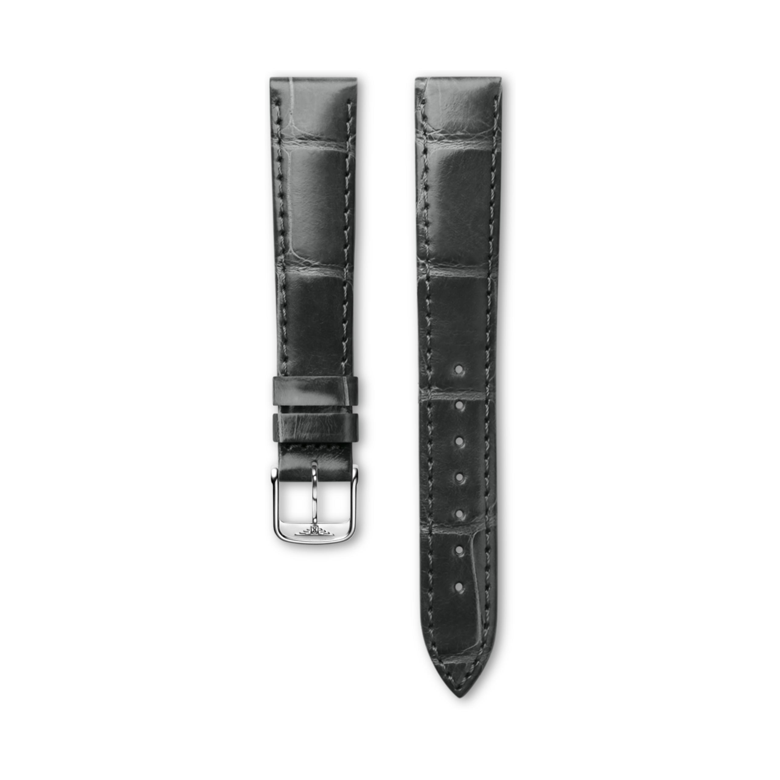 Longines ブライトグレー アリゲーター ストラップ Strap - CL682162710
