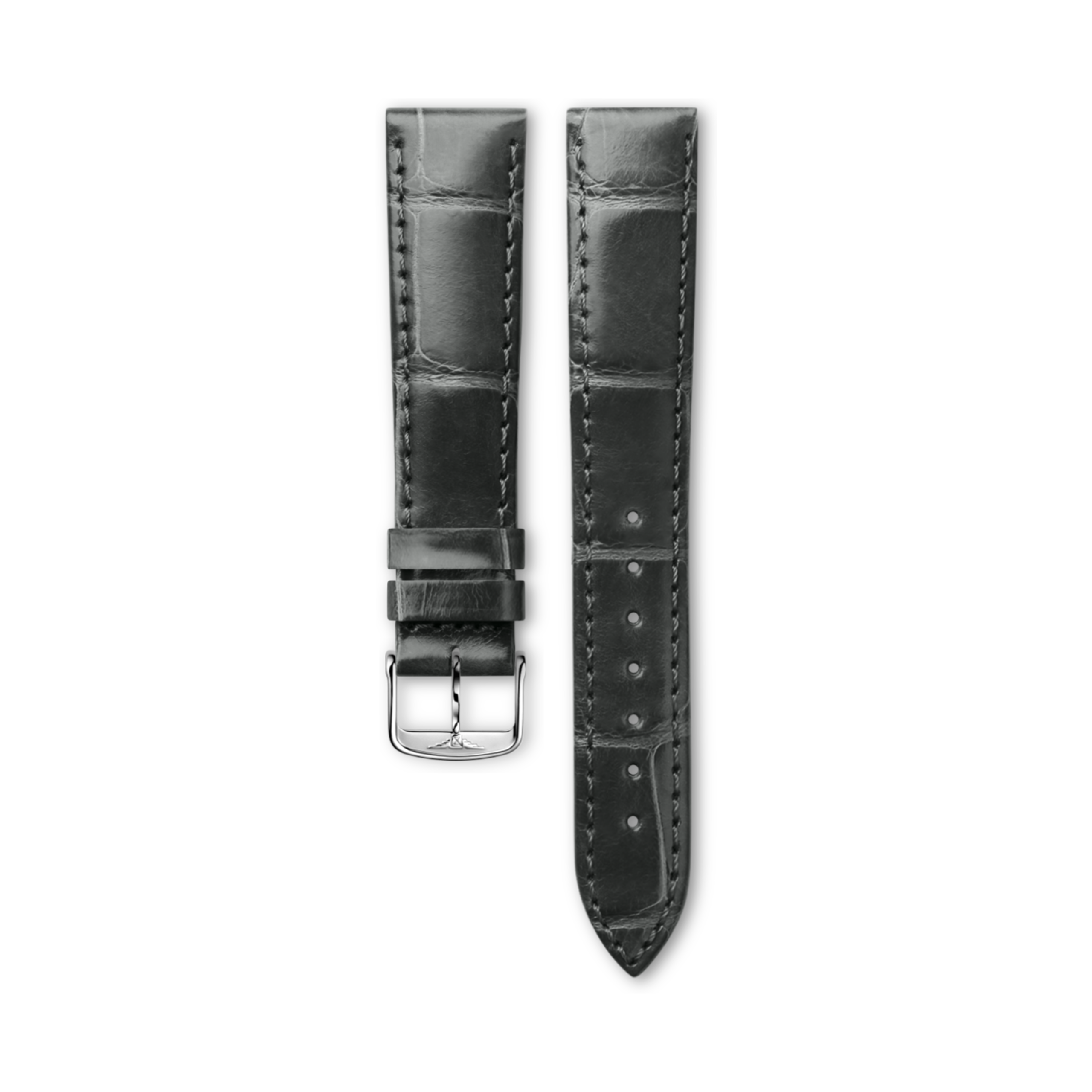 Longines ブライトグレー アリゲーター ストラップ Strap - CL682162715