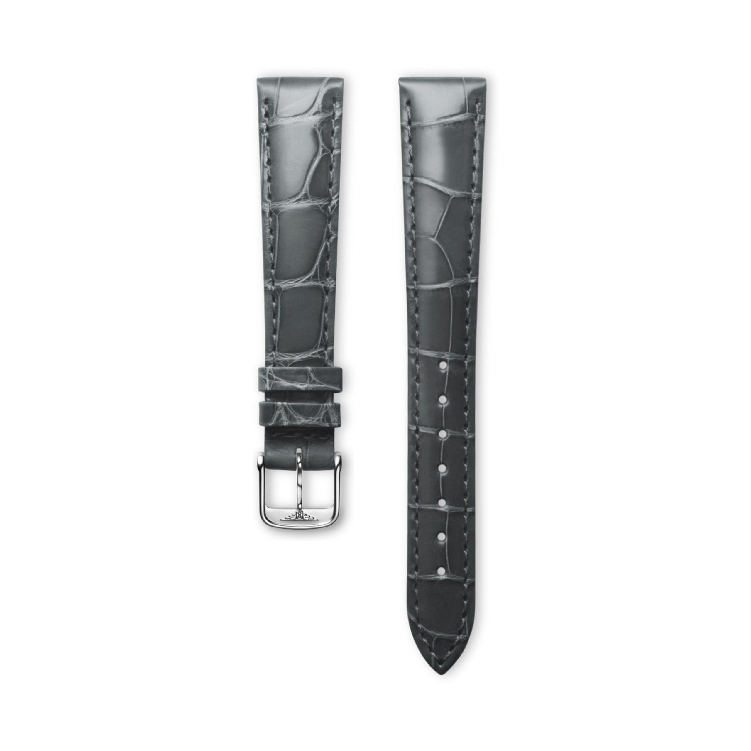 Longines Bright grey alligator strap - L682145123 & L649101649