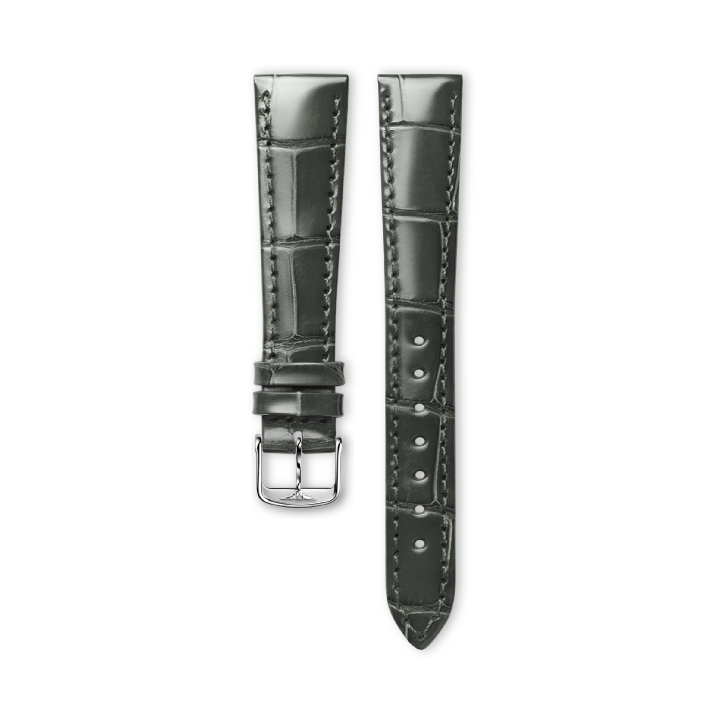 Longines Bright grey alligator strap Strap - L682145128 & L649101652