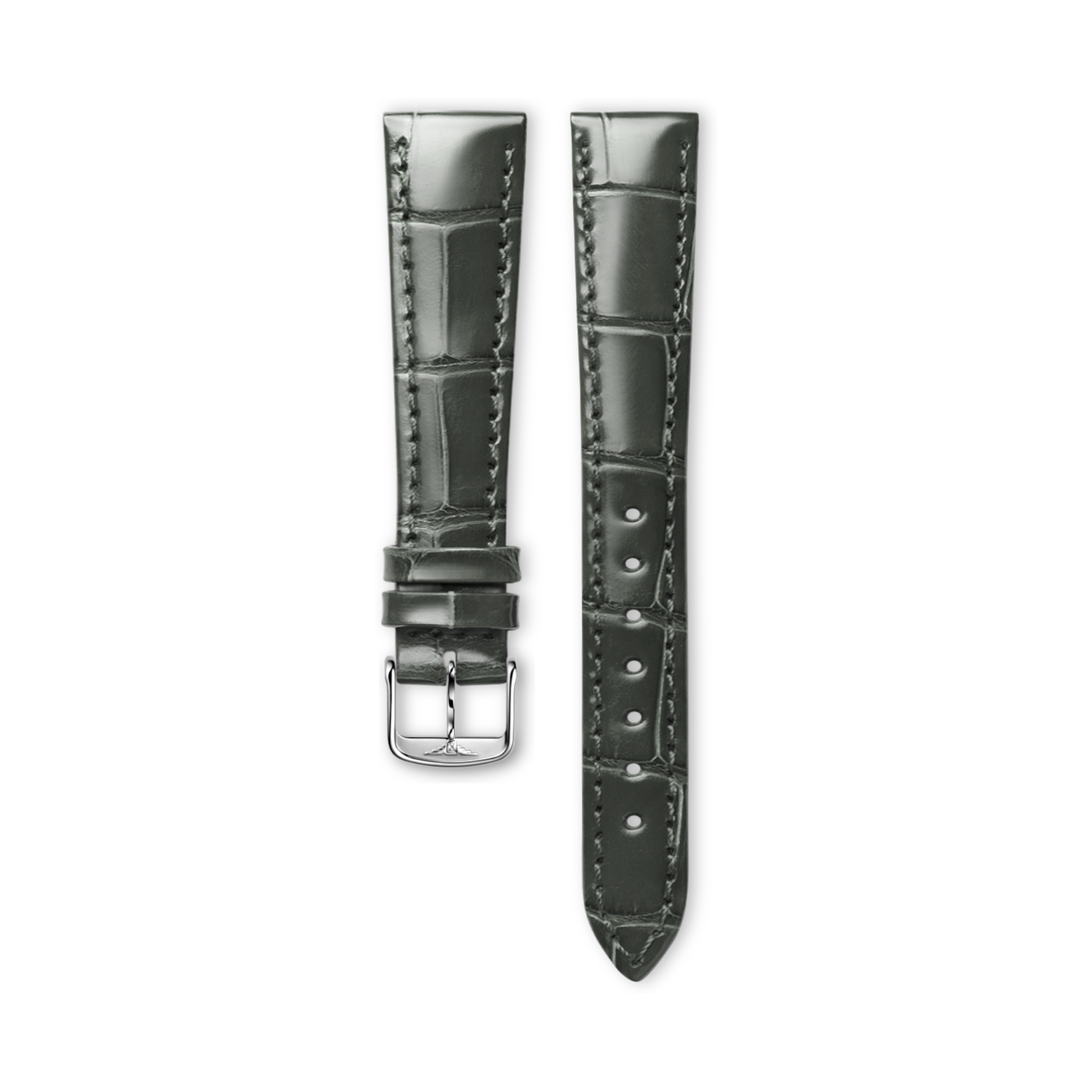 Longines Bright grey alligator strap - L682145128 & L649101652
