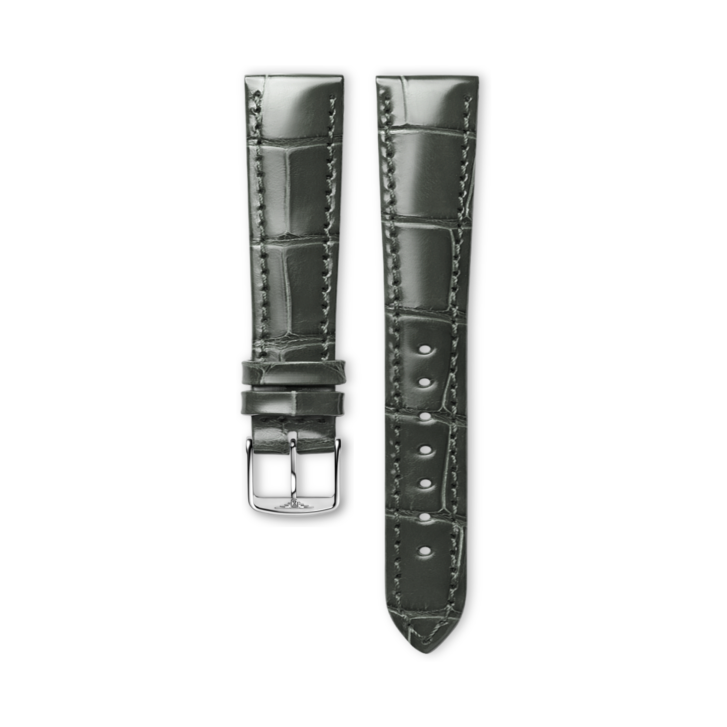 Longines Bright grey alligator strap Strap - L682145133 & L649101655