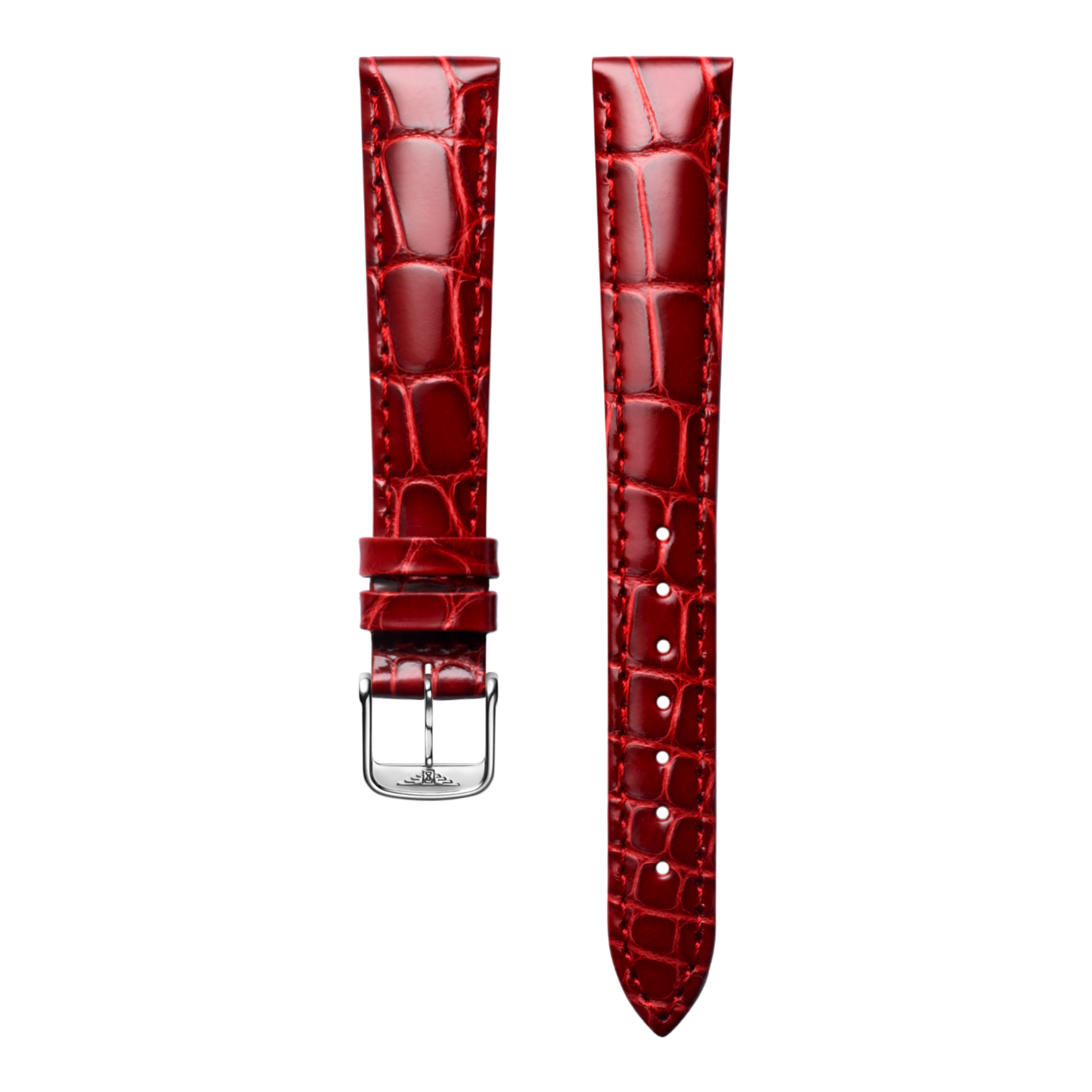 strap-bright-red-alligator-