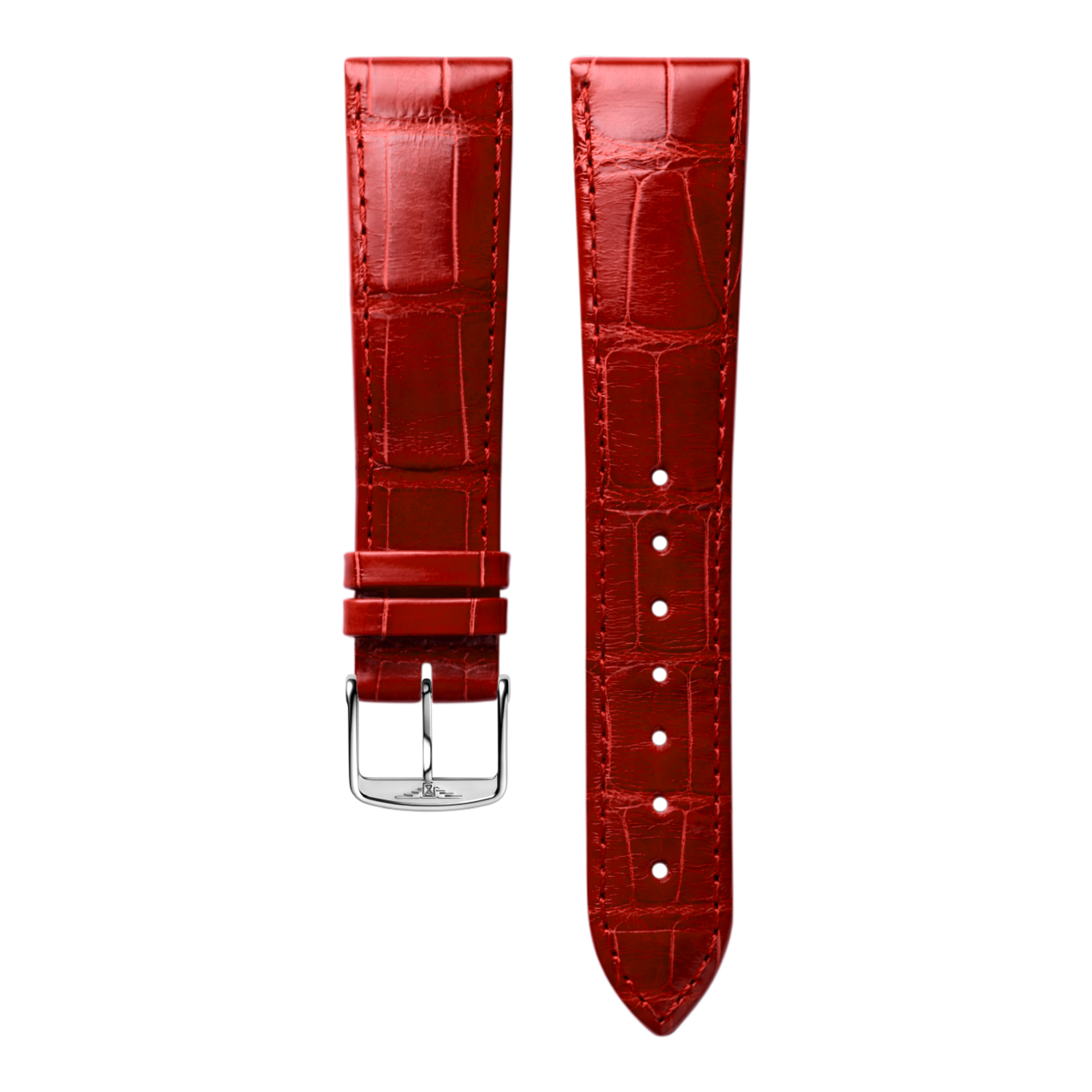 strap-bright-red-alligator-
