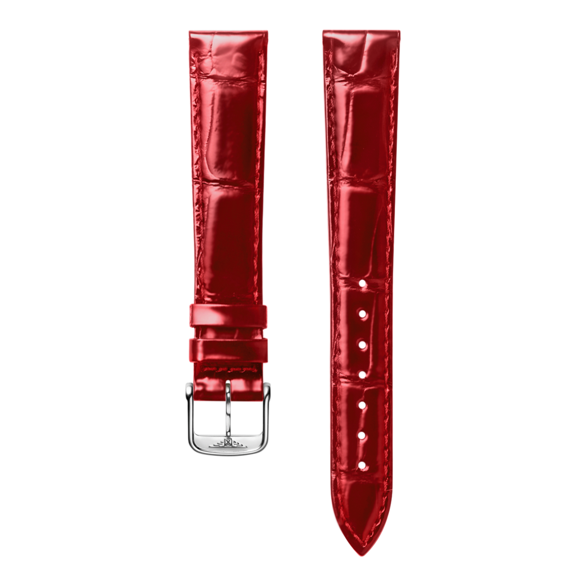 strap-bright-red-alligator-