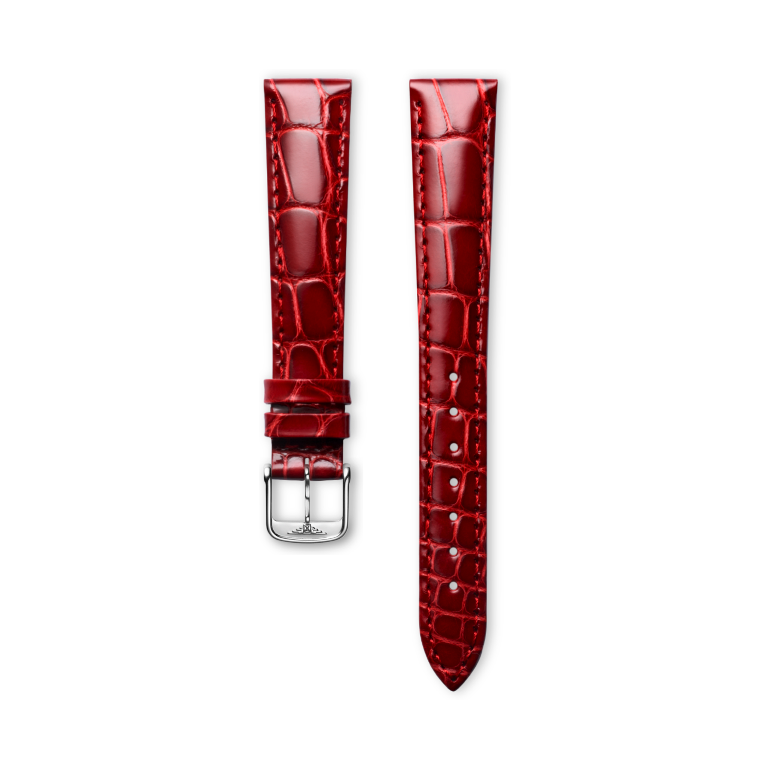 Longines Bright red alligator strap - L682145122 & L649101649