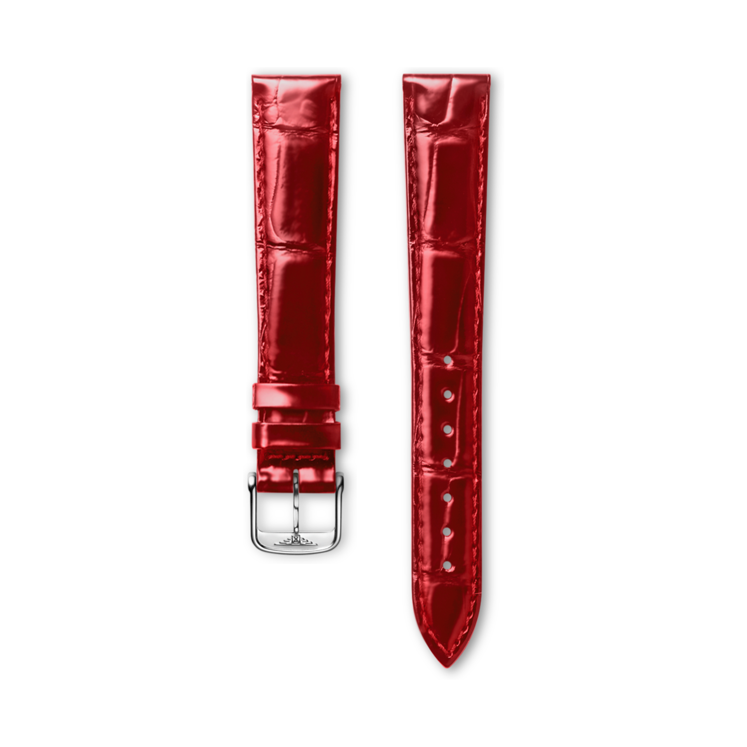 Longines Bright red alligator strap - L682162711 & L649101649